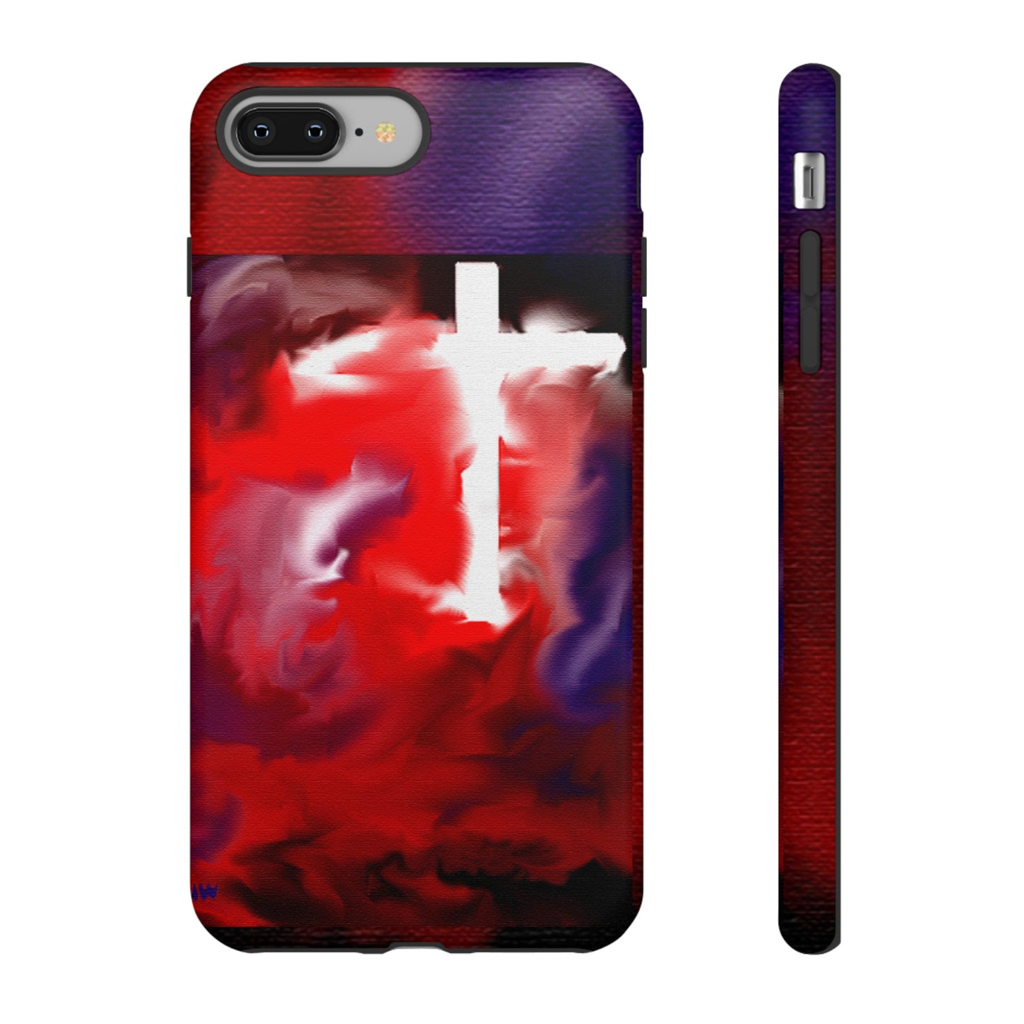 "Above The Light - Cross Art Protective Phone Case"