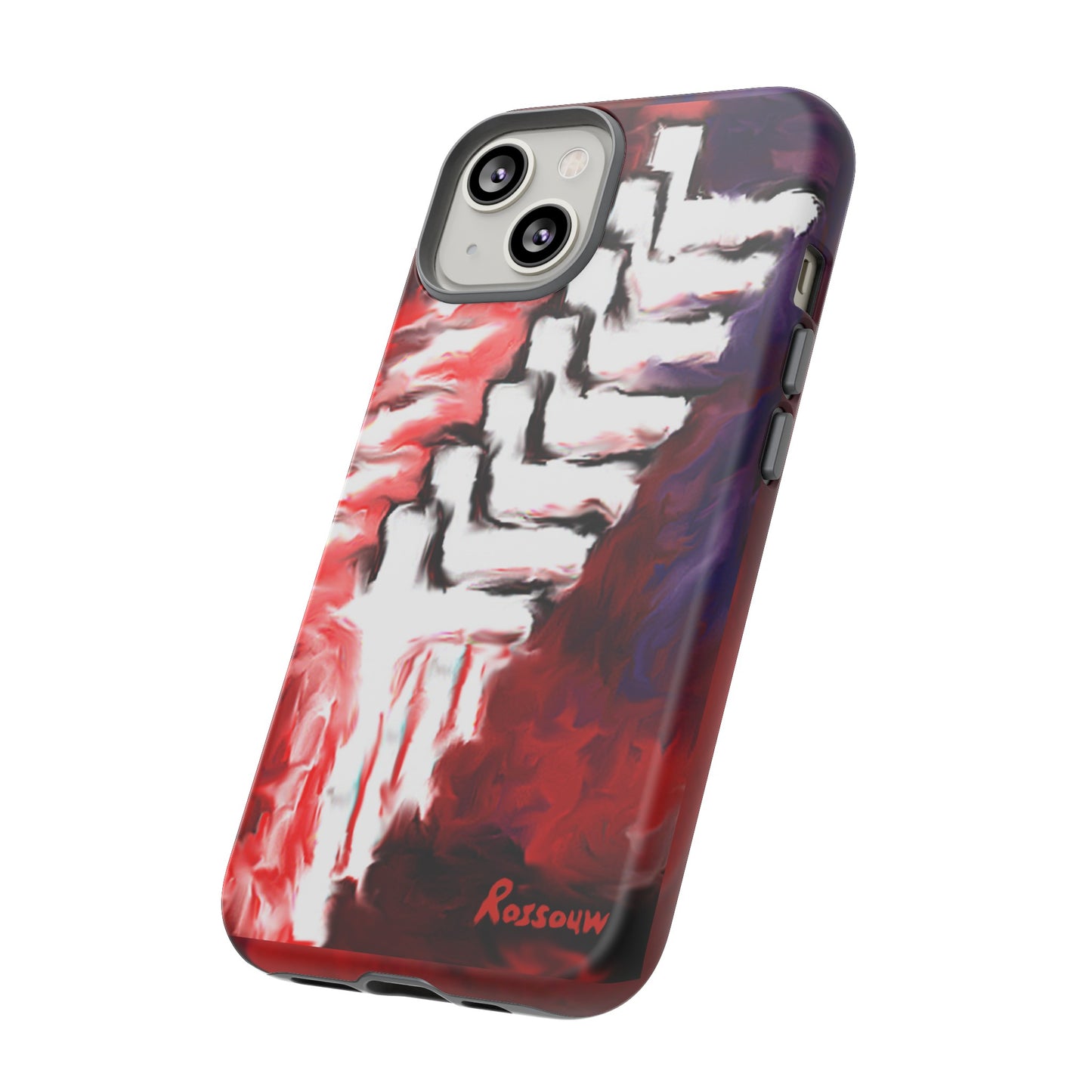 "Beyond The Shadows - Cross Phone Case With Dual Layer Protection"