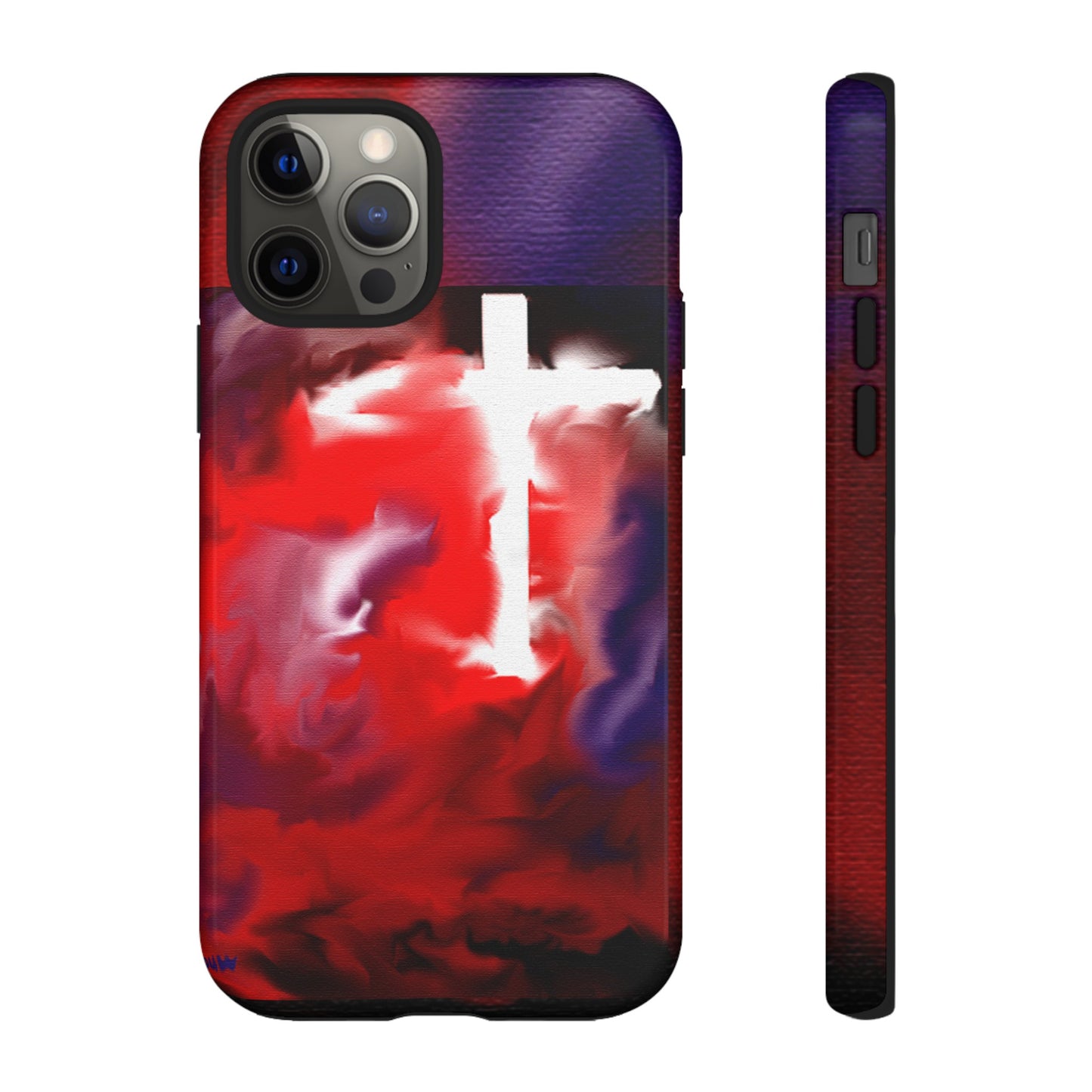 "Above The Light - Cross Art Protective Phone Case"