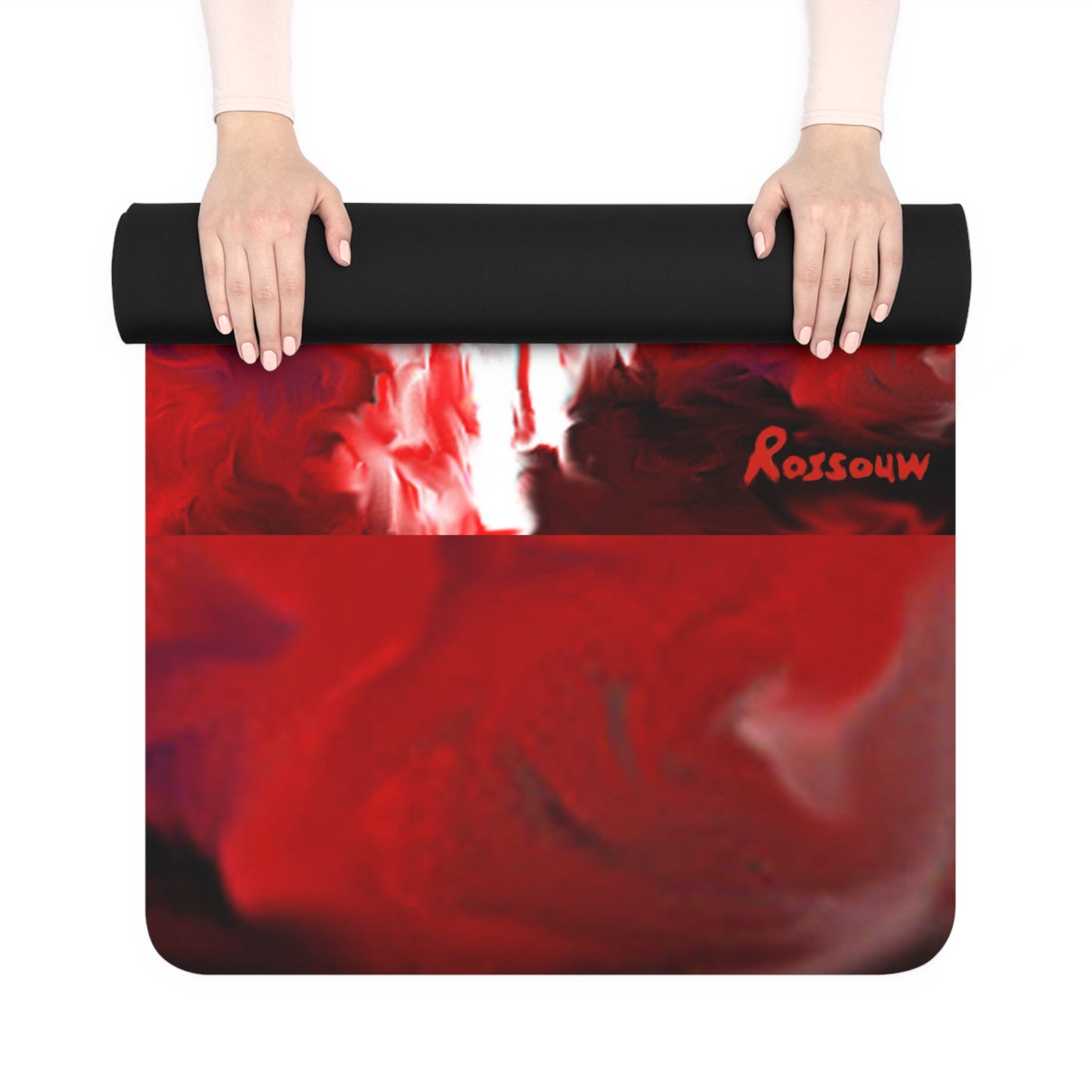 "Beyond The Shadows - Inspirational Rubber Yoga Mat"