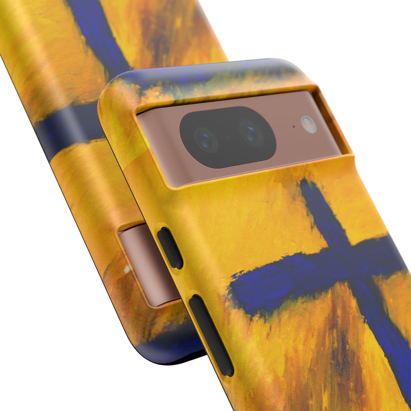 "Blue Falcon - Divine Cross Protective Phone Case"