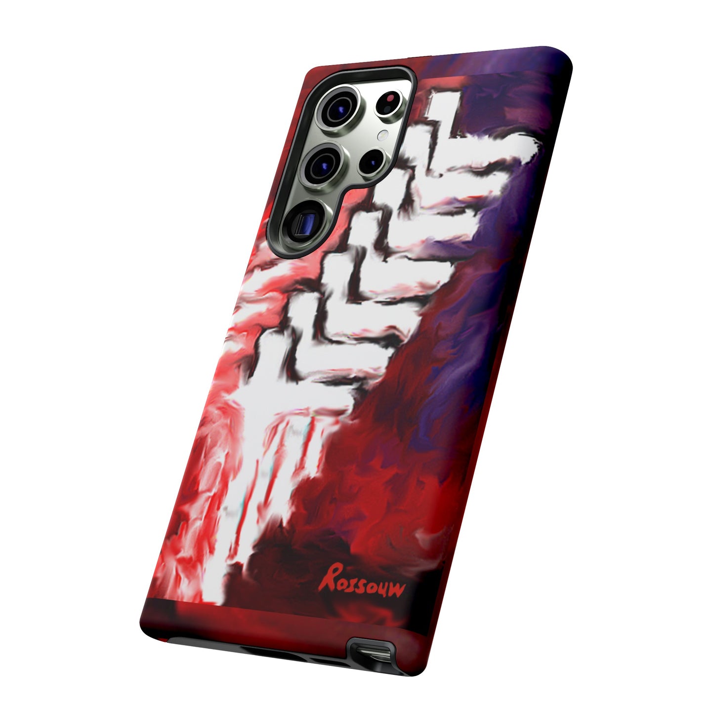 "Beyond The Shadows - Cross Phone Case With Dual Layer Protection"