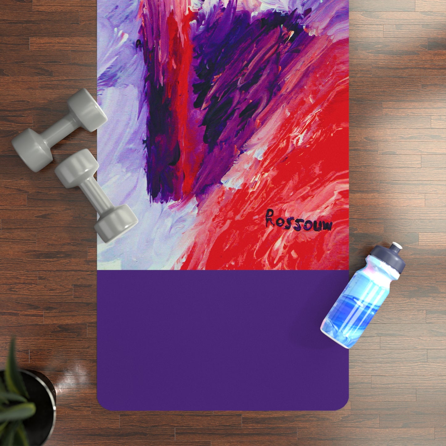 "Candy Skies - Inspirational Rubber Yoga Mat"