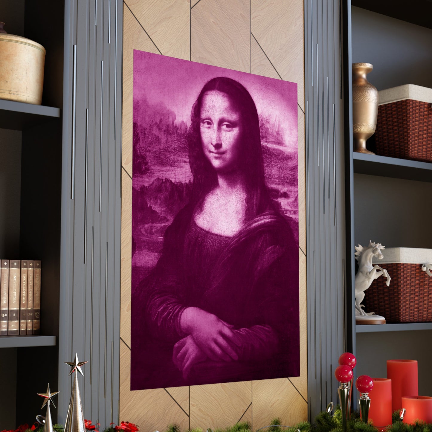 Reimagined Mona Lisa: Premium Matte Vertical Poster on Museum-Grade Paper