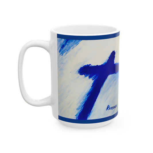 “Songbird - Inspirational Coffee Mugs – Cross Painting (11oz, 15oz)"