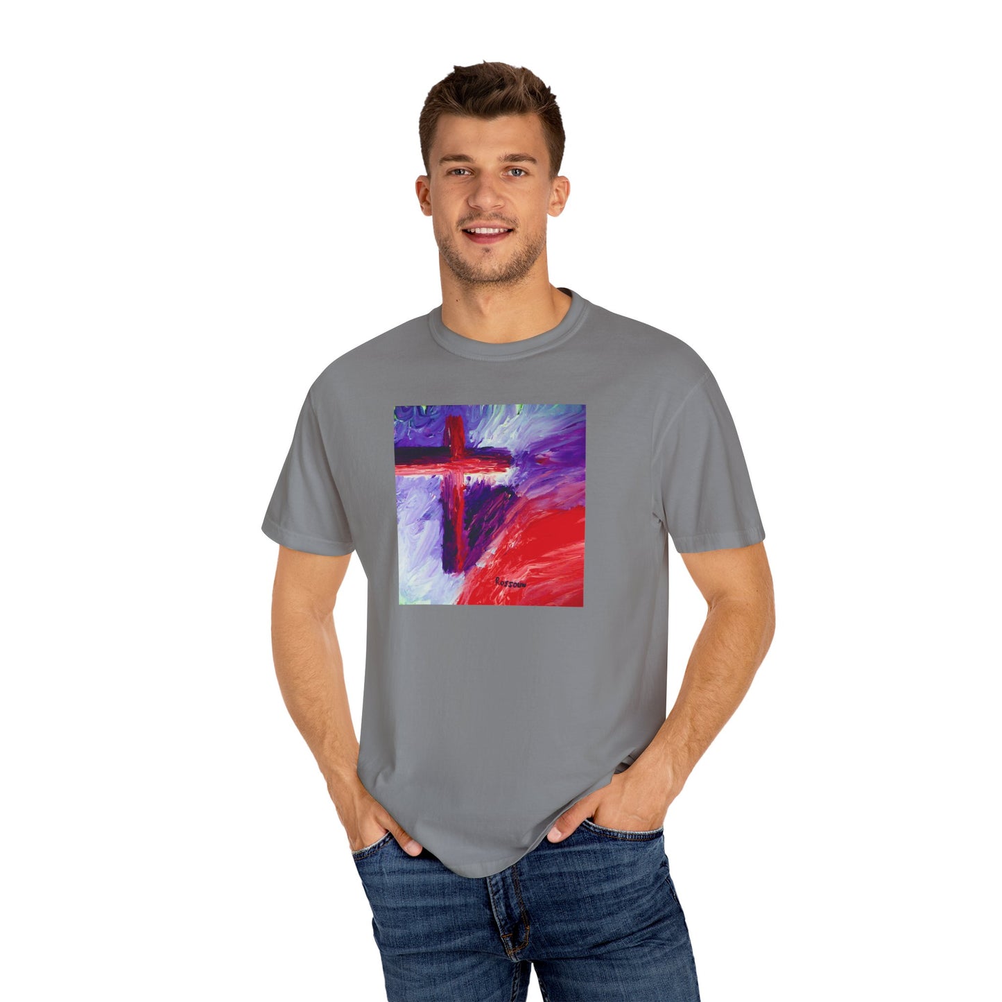 “Candy Skies - Spiritual Art Unisex Dyed T-Shirt – Comfort Colors 1717"