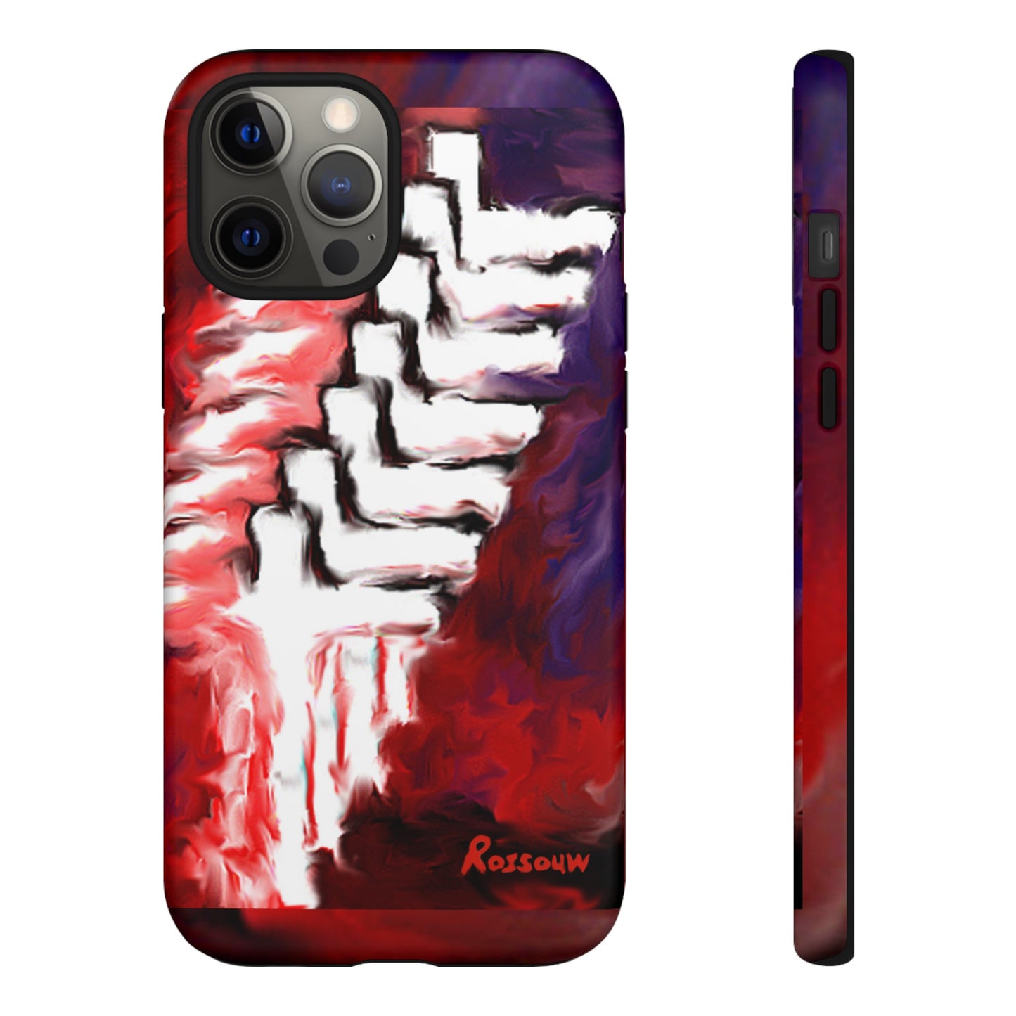 "Beyond The Shadows - Cross Phone Case With Dual Layer Protection"