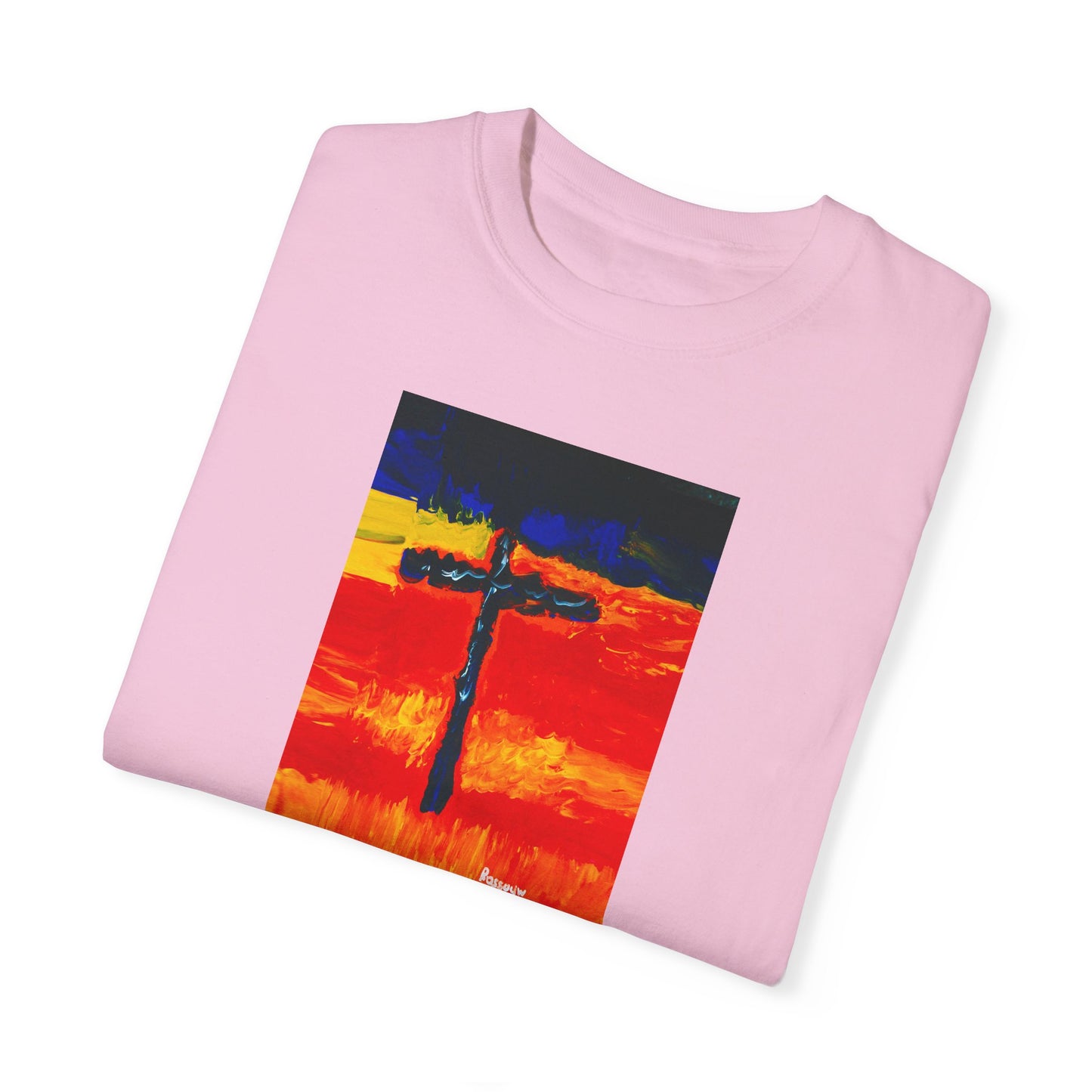 “Rainbow Warrior - Spiritual Art Unisex Dyed T-Shirt – Comfort Colors 1717"