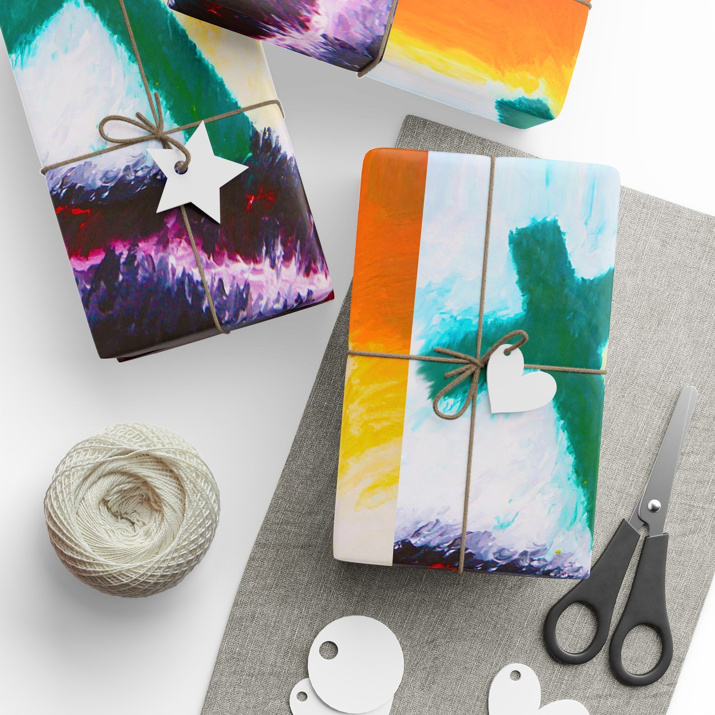 “Sunrise - Holiday Wrapping Paper - Gifts Wrap"