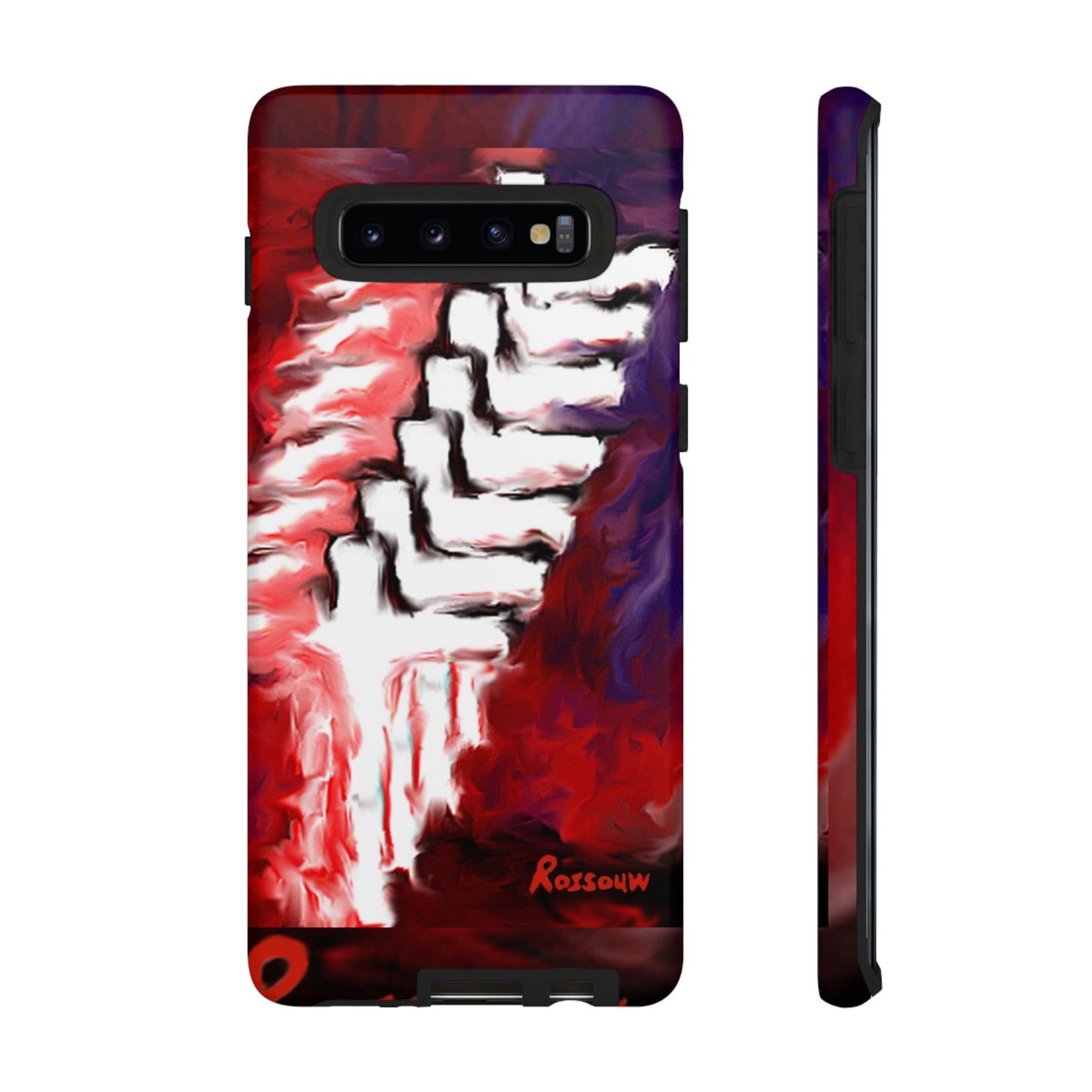 "Beyond The Shadows - Cross Phone Case With Dual Layer Protection"