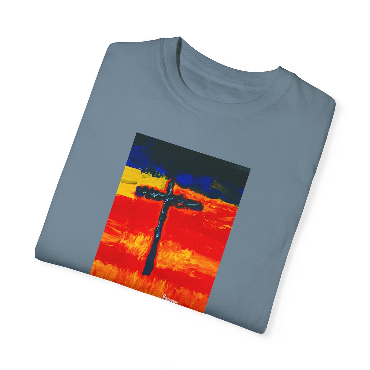 “Rainbow Warrior - Spiritual Art Unisex Dyed T-Shirt – Comfort Colors 1717"