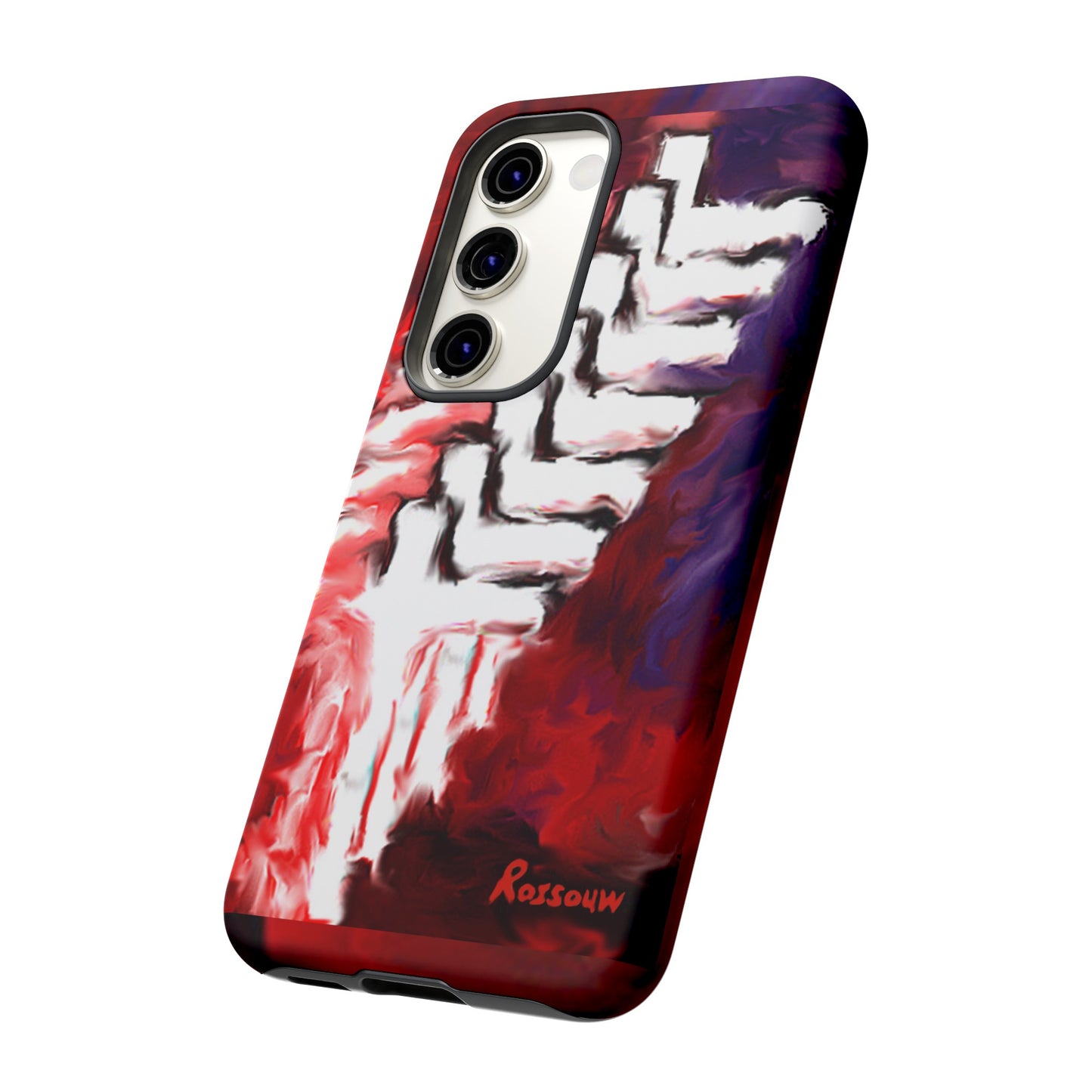 "Beyond The Shadows - Cross Phone Case With Dual Layer Protection"