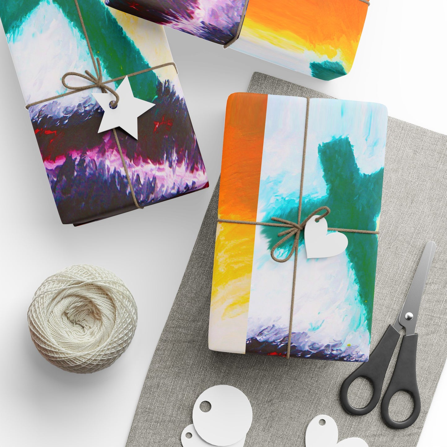 “Sunrise - Holiday Wrapping Paper - Gifts Wrap"