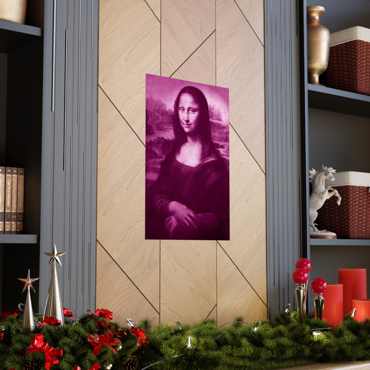 Reimagined Mona Lisa: Premium Matte Vertical Poster on Museum-Grade Paper