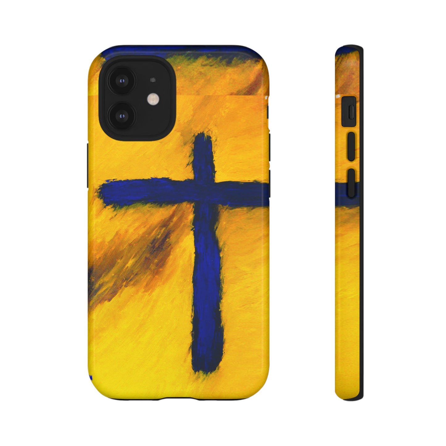 "Blue Falcon - Divine Cross Protective Phone Case"