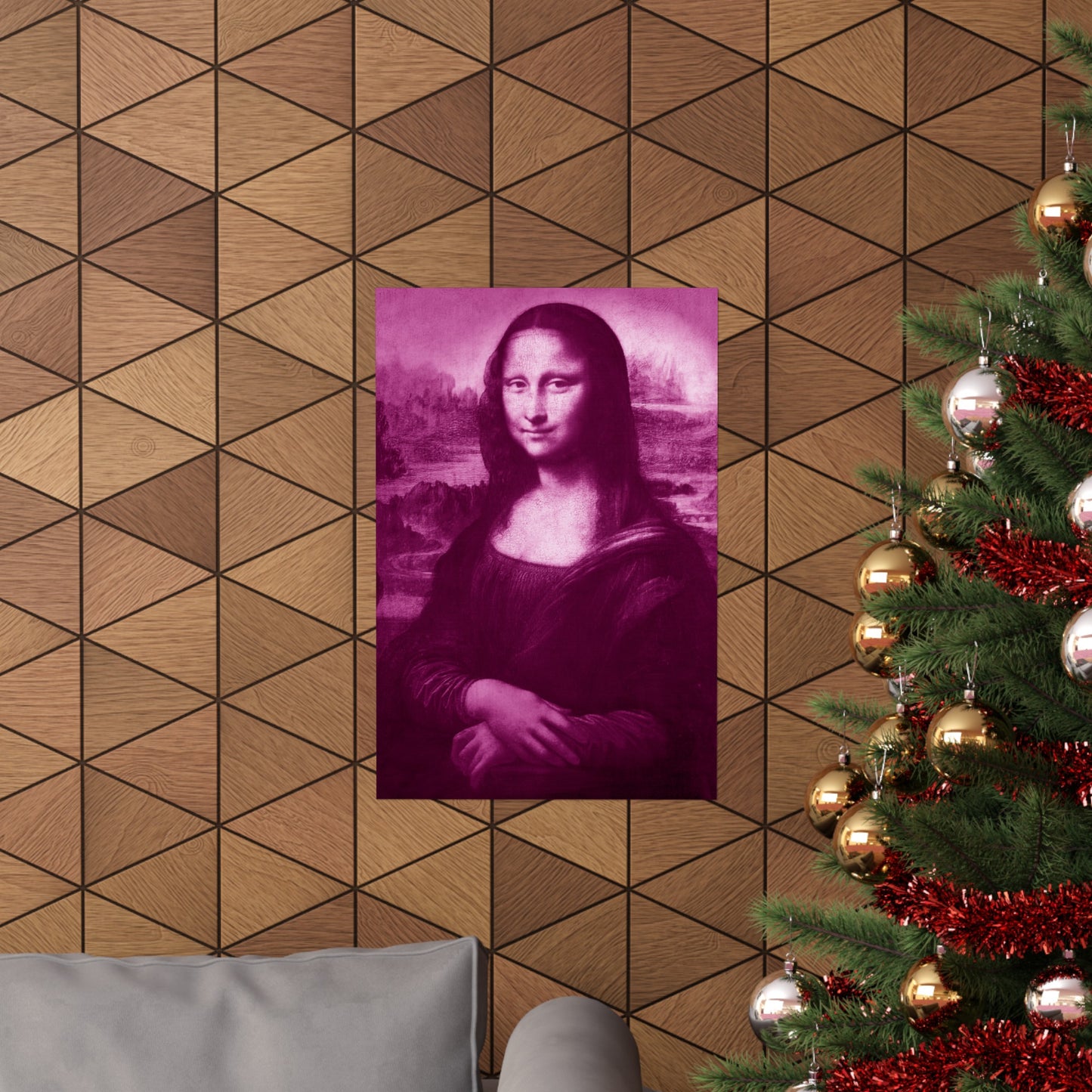 Reimagined Mona Lisa: Premium Matte Vertical Poster on Museum-Grade Paper