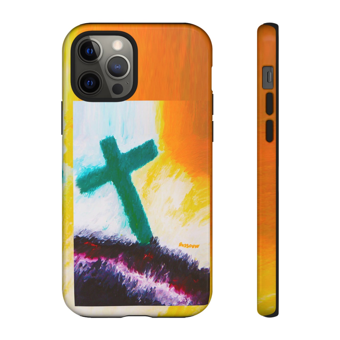 "Sunrise - Divine Cross Protective Phone Case"