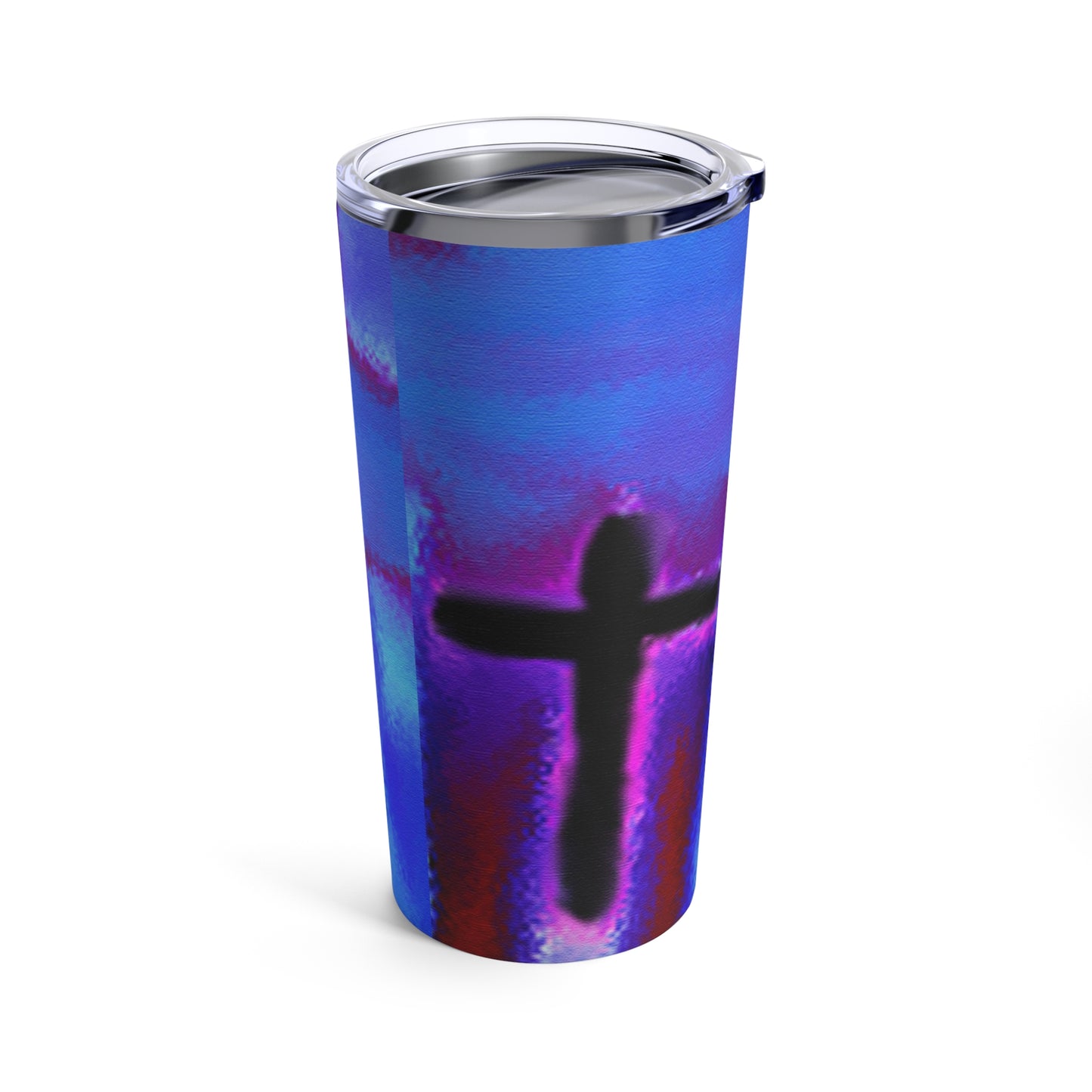 "Take Flight - Sacred Cross Art Tumbler by Rossouw – 20oz Stainless Steel Spiritual Drinkware"