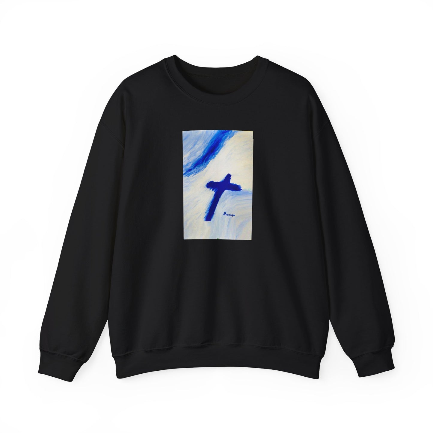 "Songbird - Enlightened Spirit Crewneck Sweatshirt – Cross Painting”