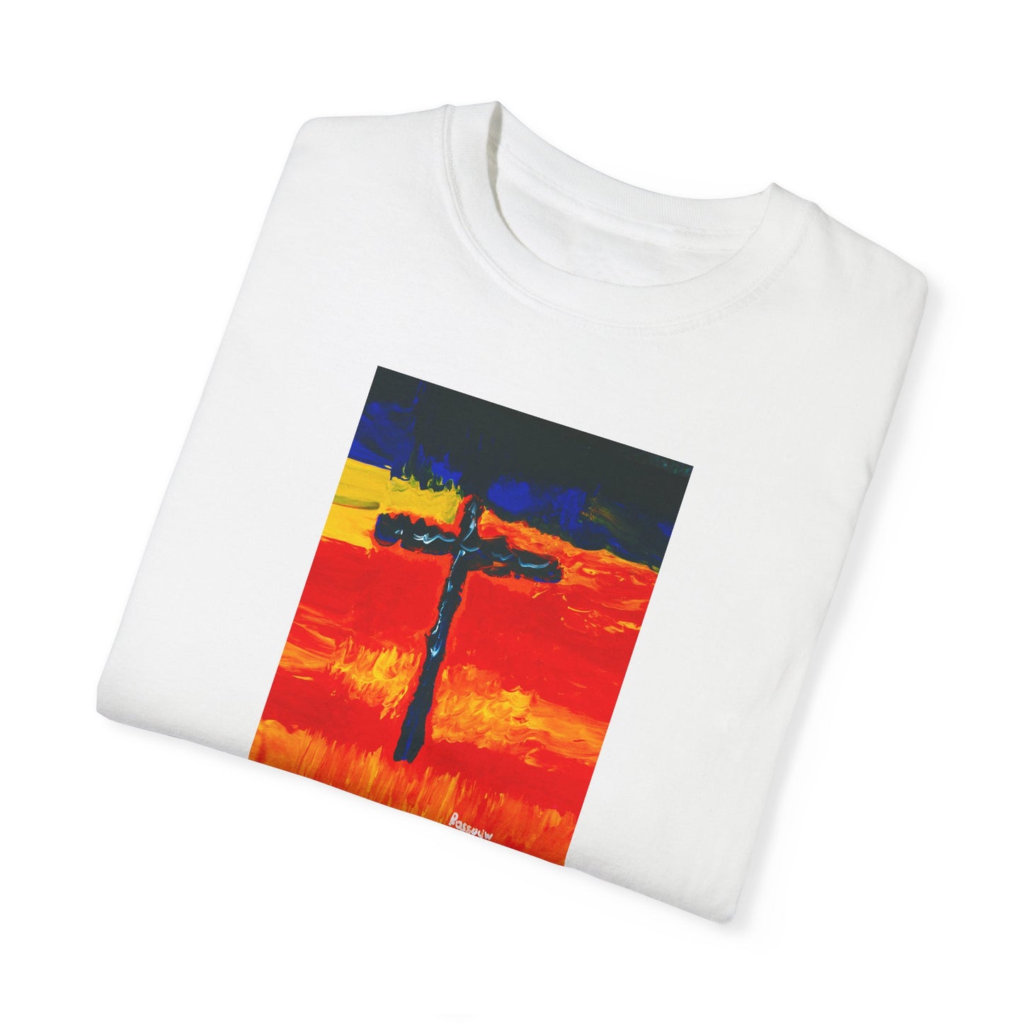 “Rainbow Warrior - Spiritual Art Unisex Dyed T-Shirt – Comfort Colors 1717"