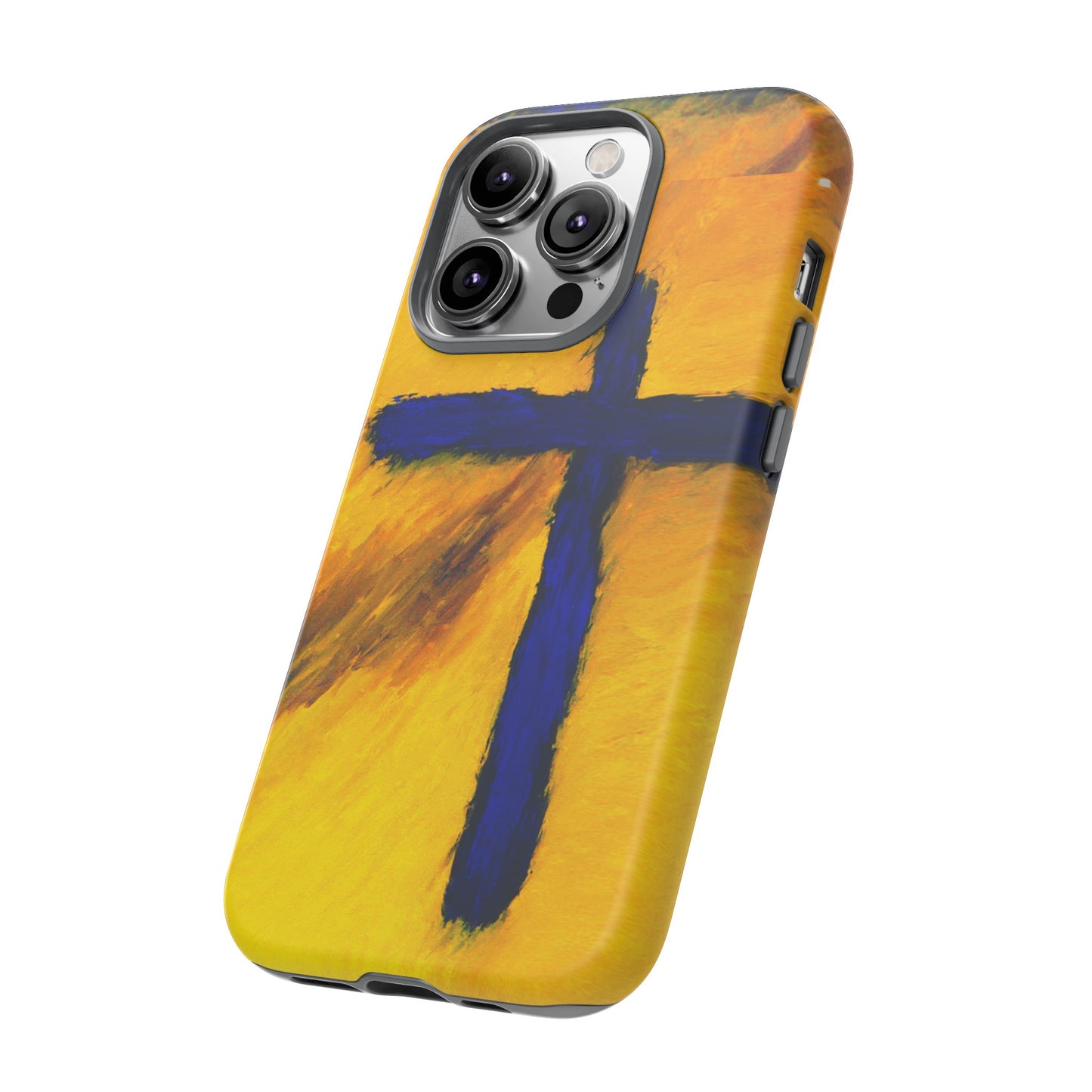 "Blue Falcon - Divine Cross Protective Phone Case"