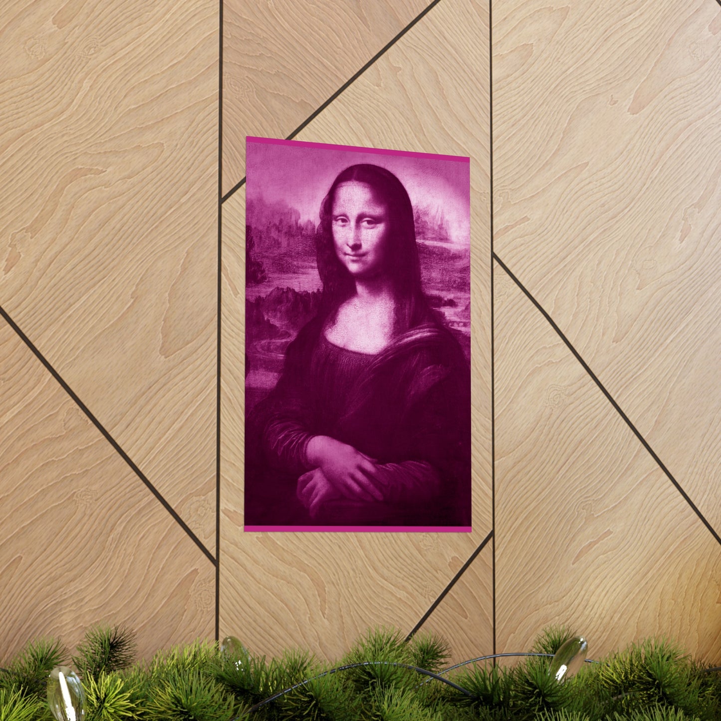 Reimagined Mona Lisa: Premium Matte Vertical Poster on Museum-Grade Paper