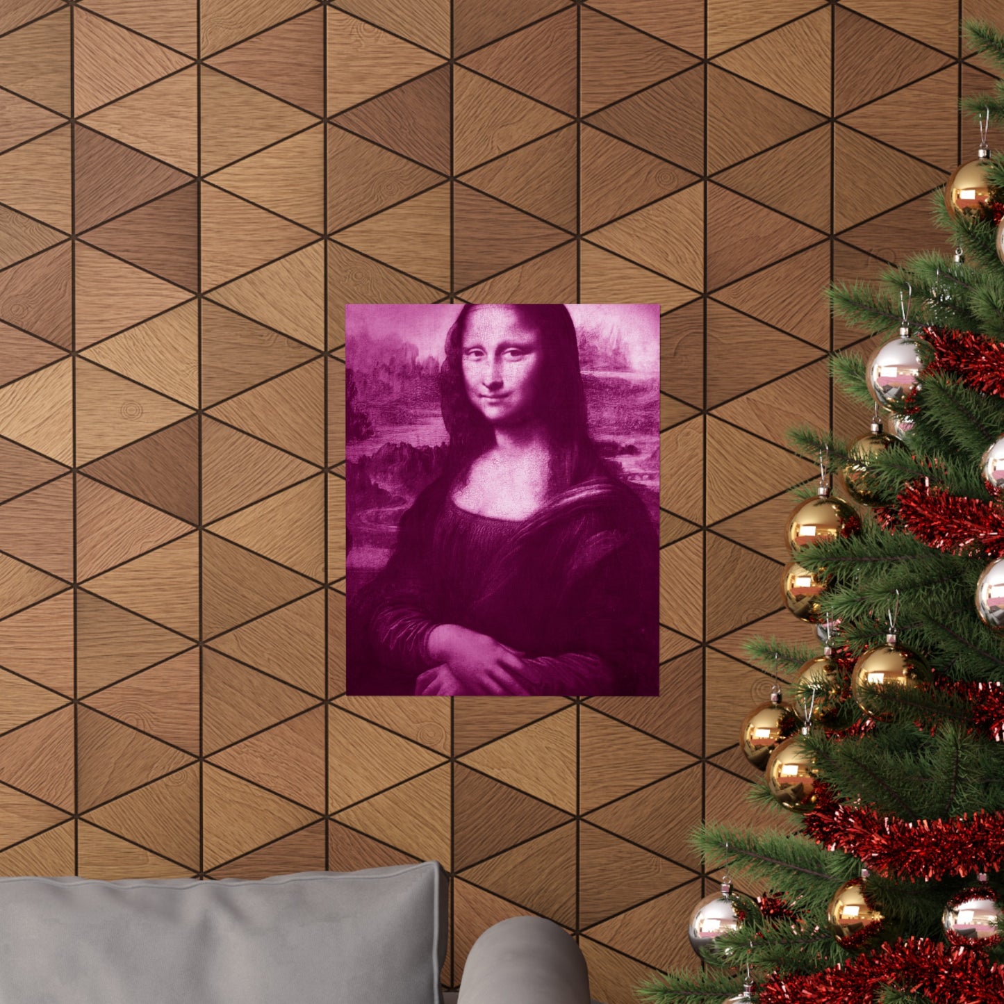 Reimagined Mona Lisa: Premium Matte Vertical Poster on Museum-Grade Paper