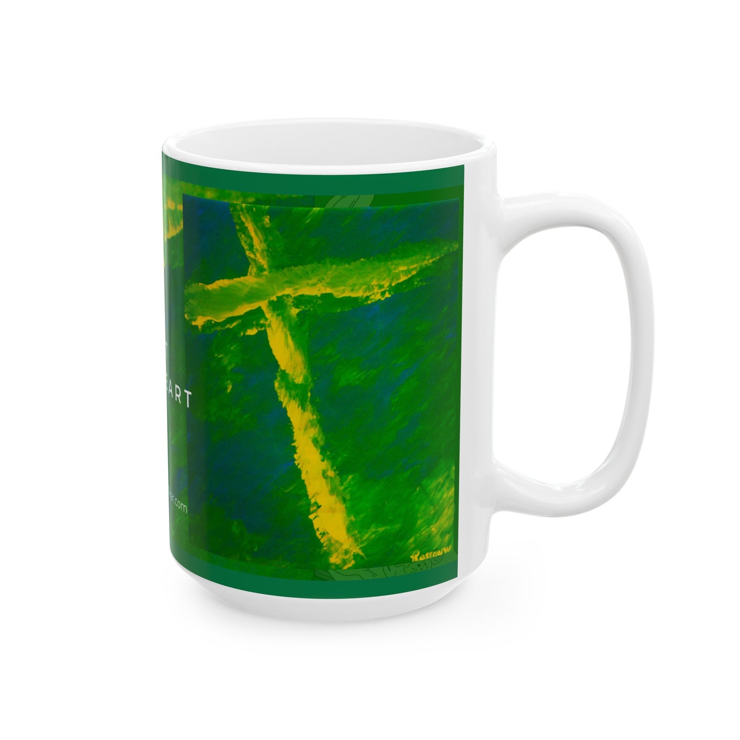 “Flight Of The Heart - Inspirational Coffee Mugs – Cross Art (11oz, 15oz)"