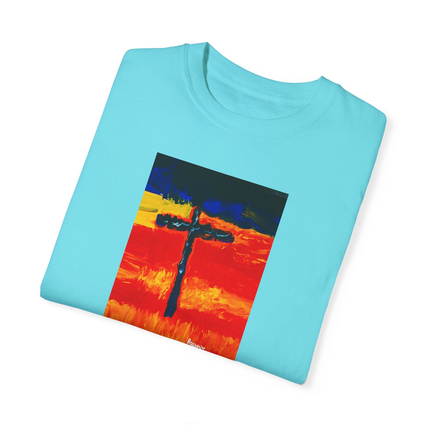 “Rainbow Warrior - Spiritual Art Unisex Dyed T-Shirt – Comfort Colors 1717"