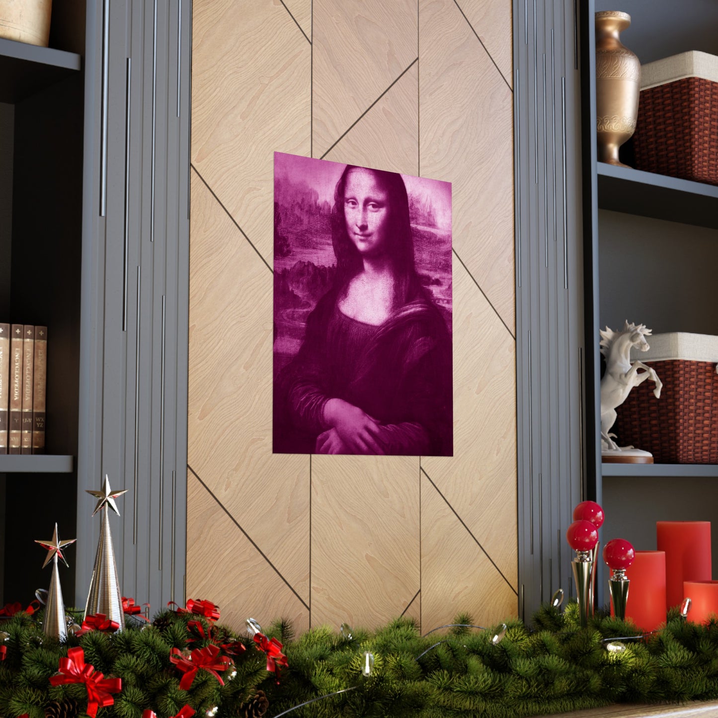 Reimagined Mona Lisa: Premium Matte Vertical Poster on Museum-Grade Paper