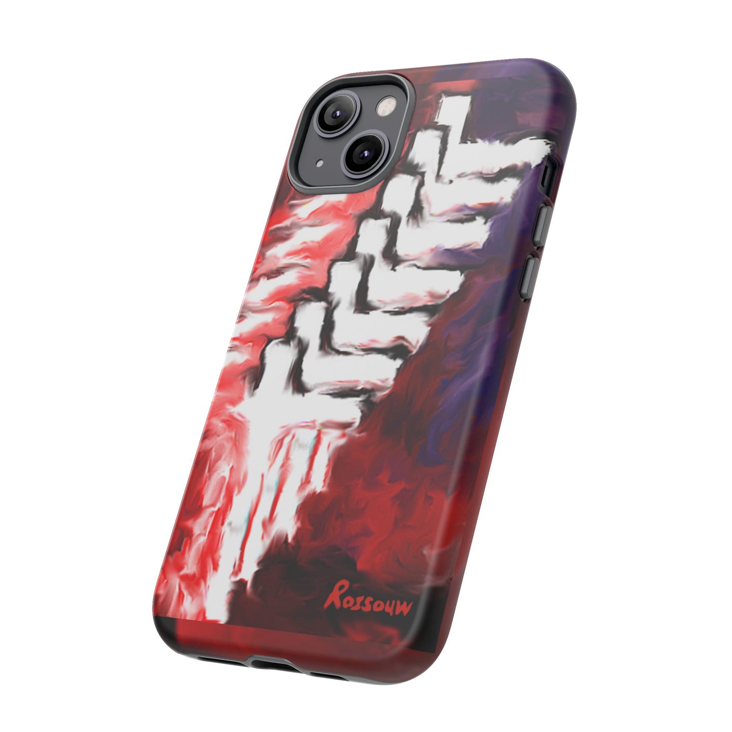 "Beyond The Shadows - Cross Phone Case With Dual Layer Protection"