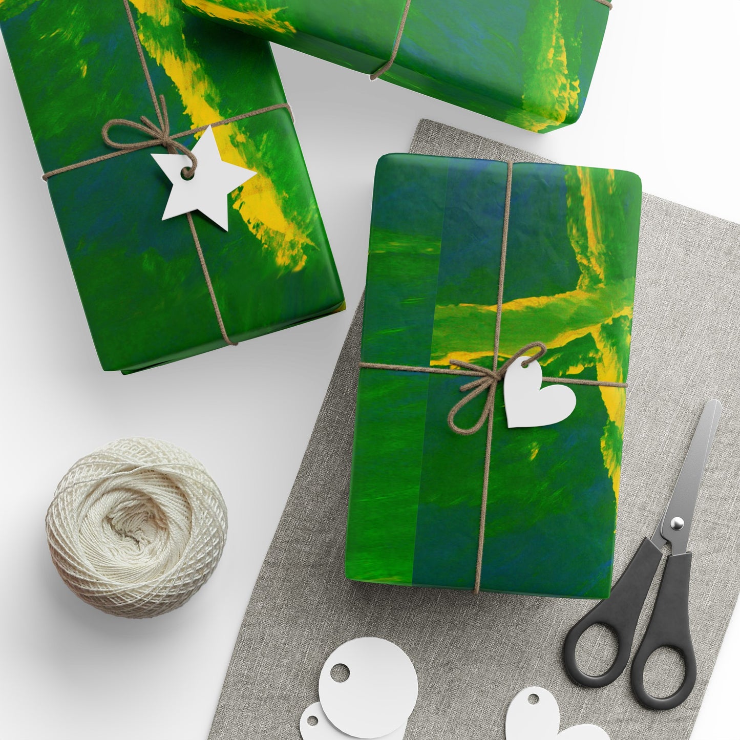 “Flight Of The Heart - Christmas Art Wrapping Paper – Gift Wrap"