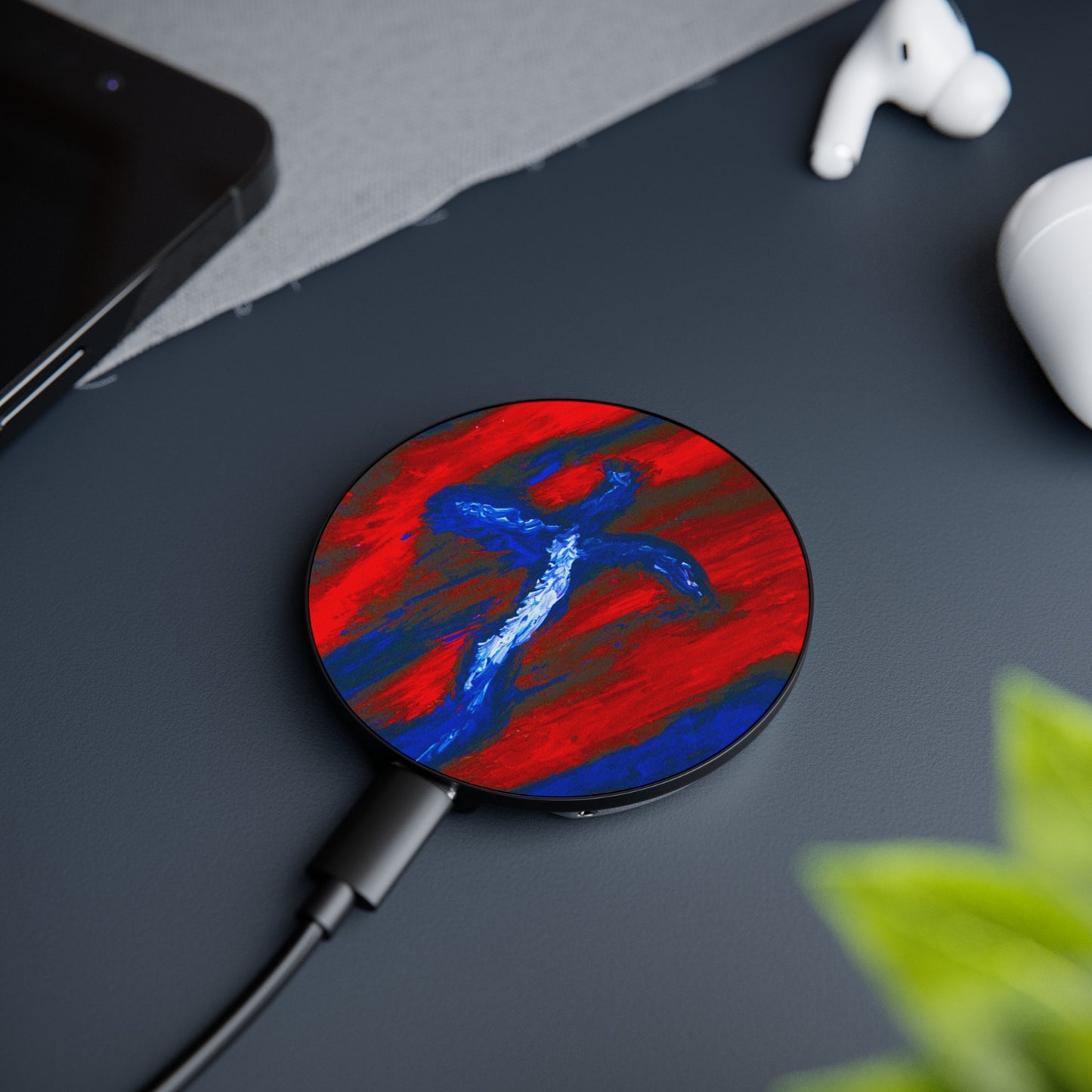 "Slow Dancer - Inspiring Art Magnetic Induction Charger"