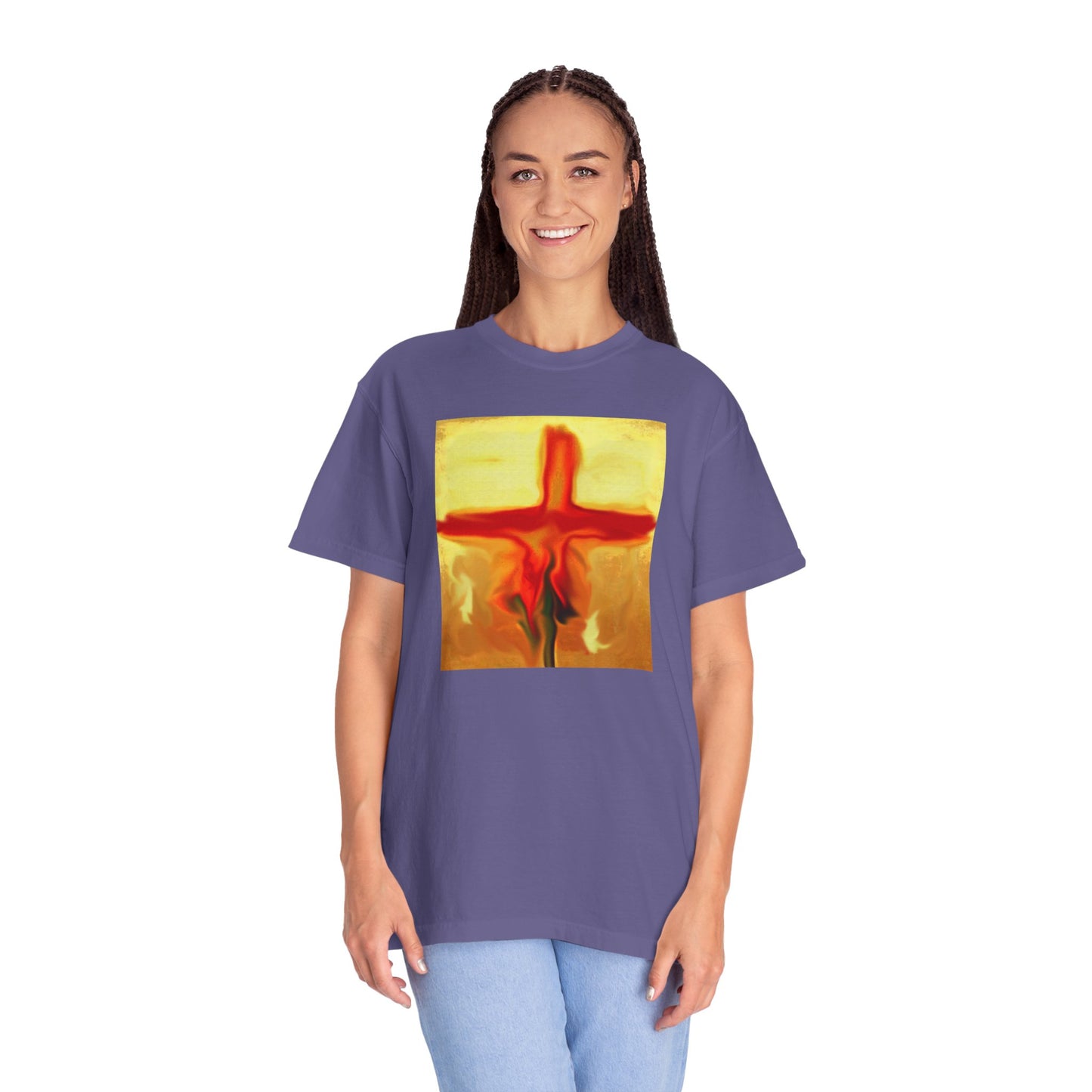 Rose Petals - Spiritual Art Unisex Dyed T-Shirt – Comfort Colors