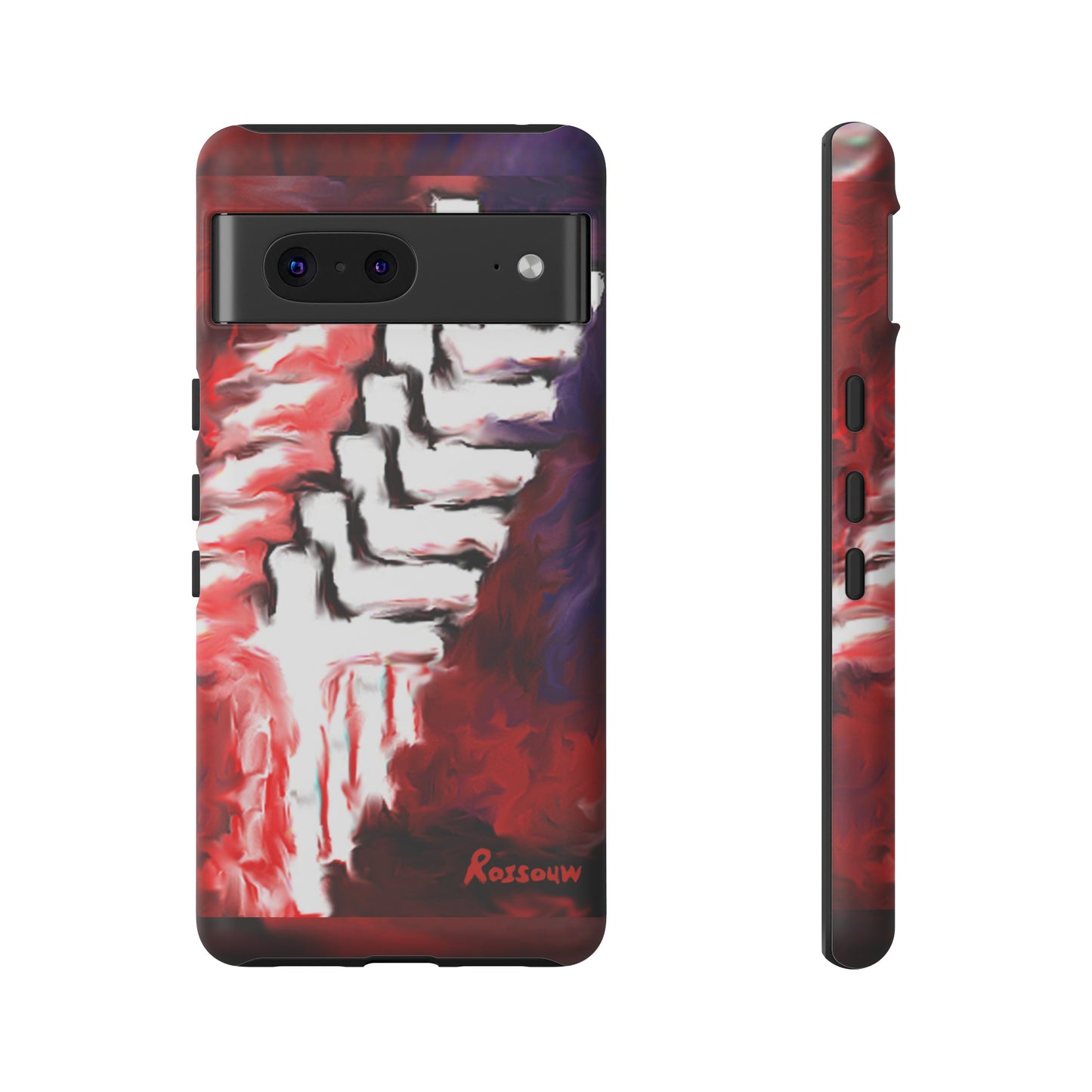 "Beyond The Shadows - Cross Phone Case With Dual Layer Protection"