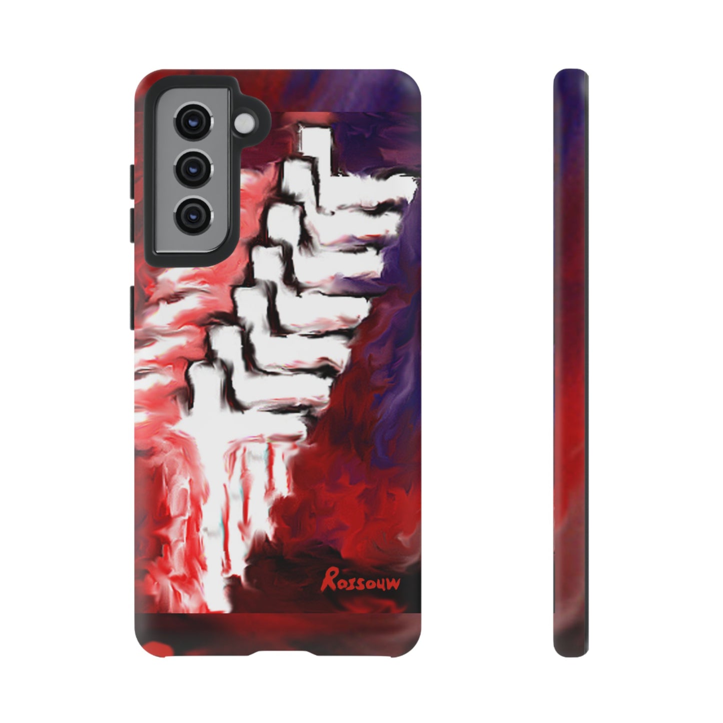 "Beyond The Shadows - Cross Phone Case With Dual Layer Protection"