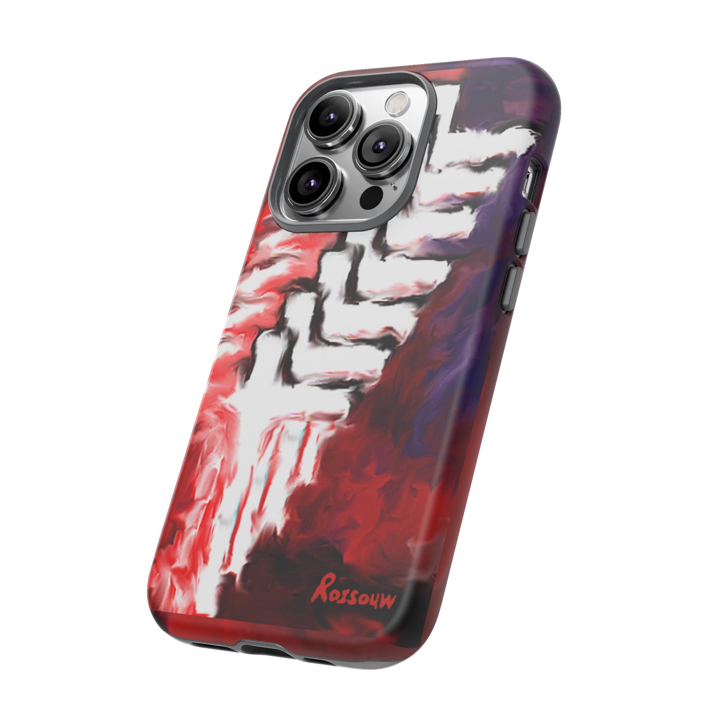 "Beyond The Shadows - Cross Phone Case With Dual Layer Protection"