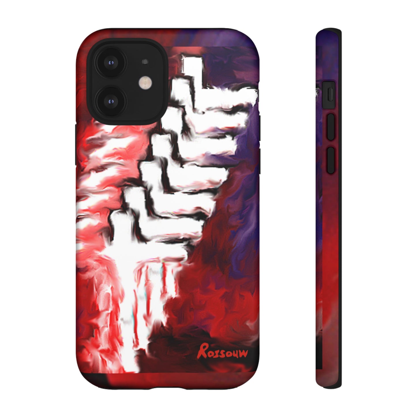 "Beyond The Shadows - Cross Phone Case With Dual Layer Protection"