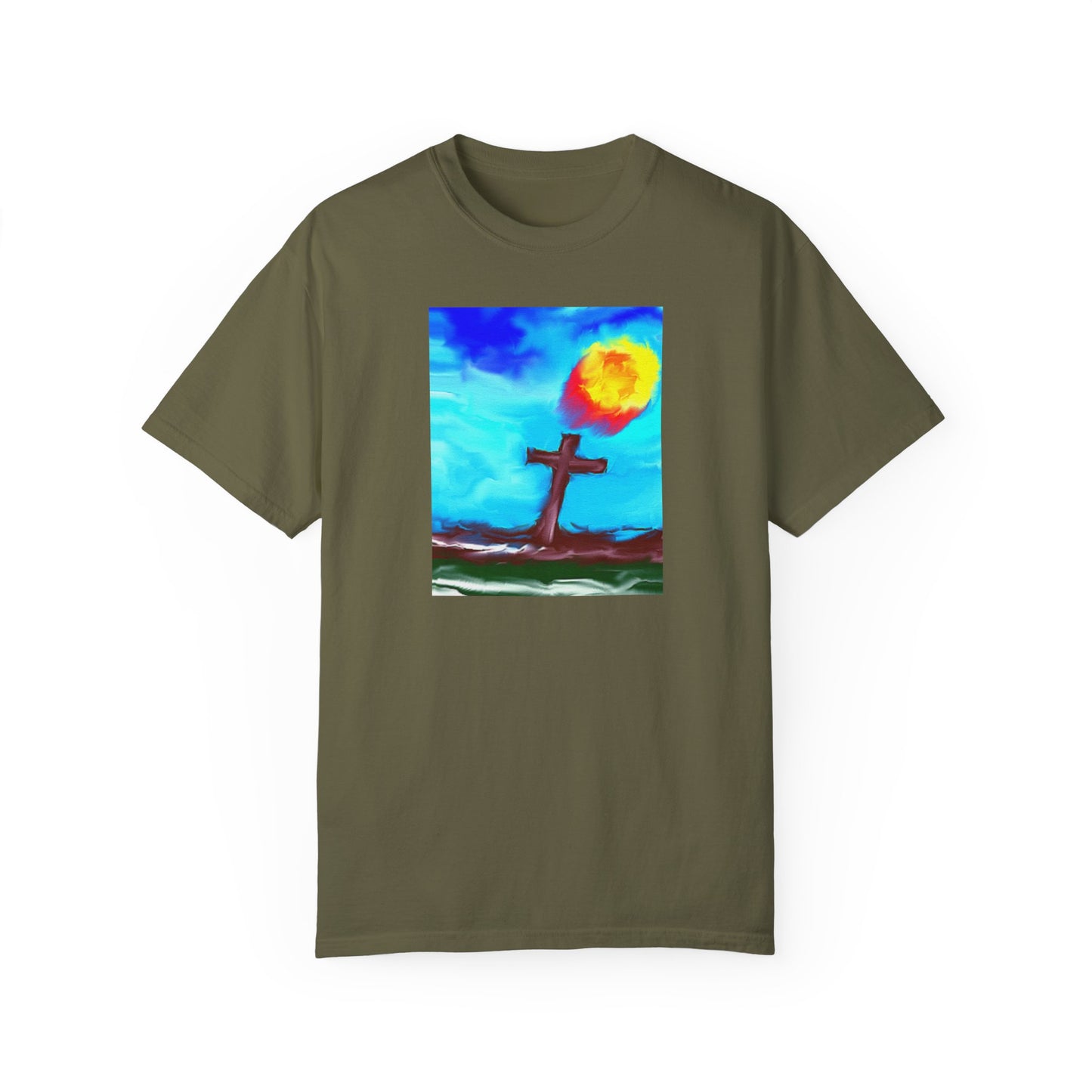 “Sunlight - Spiritual Art Unisex Dyed T-Shirt – Comfort Colors 1717"