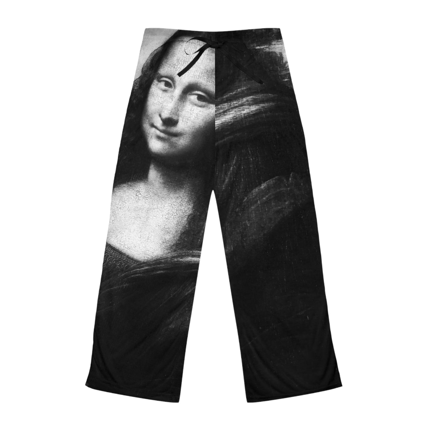 Mona Lisa Pajama Pants: Luxurious Elegance Meets Iconic Artistry