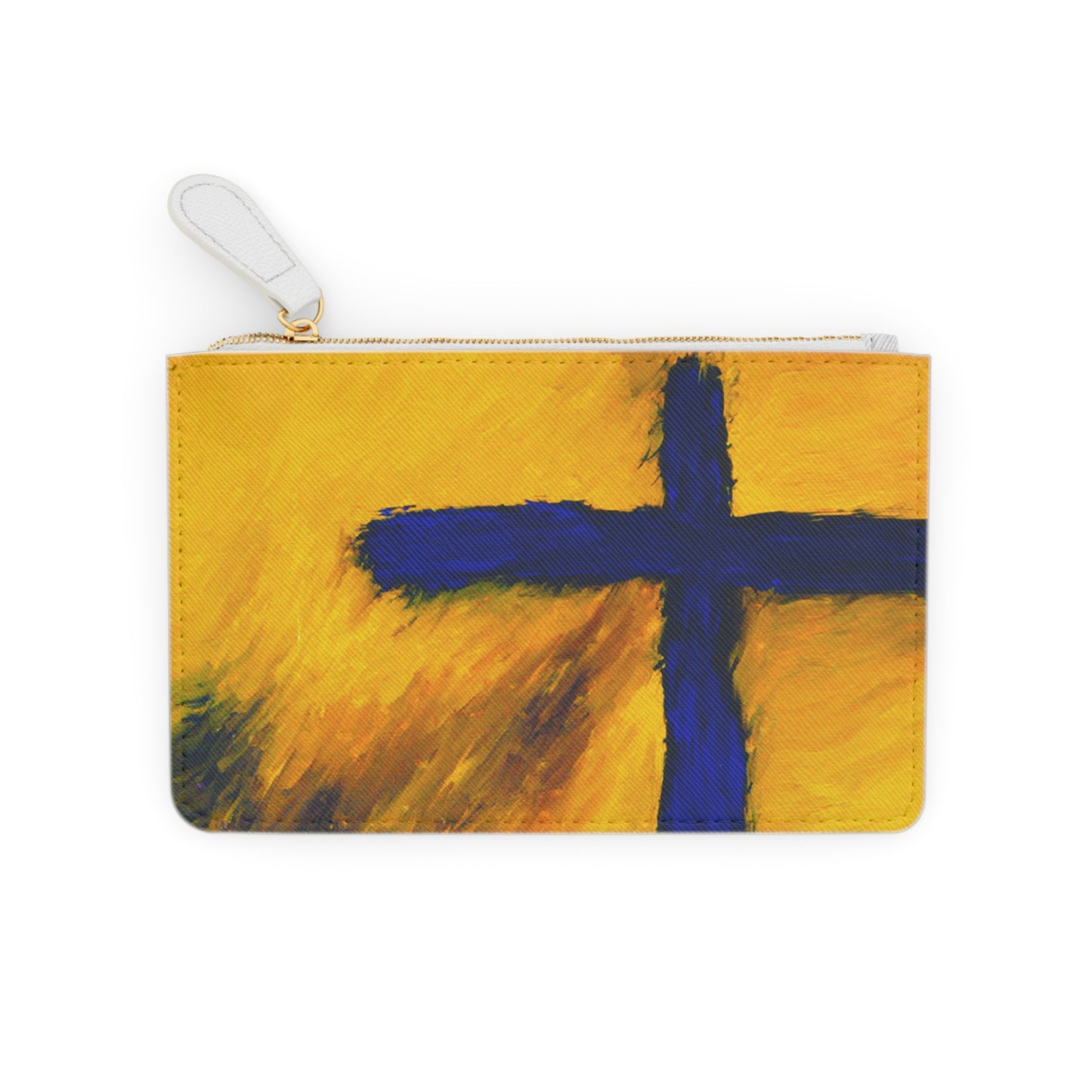 "Inspirational Mini Clutch Bag with Exclusive Cross Design"