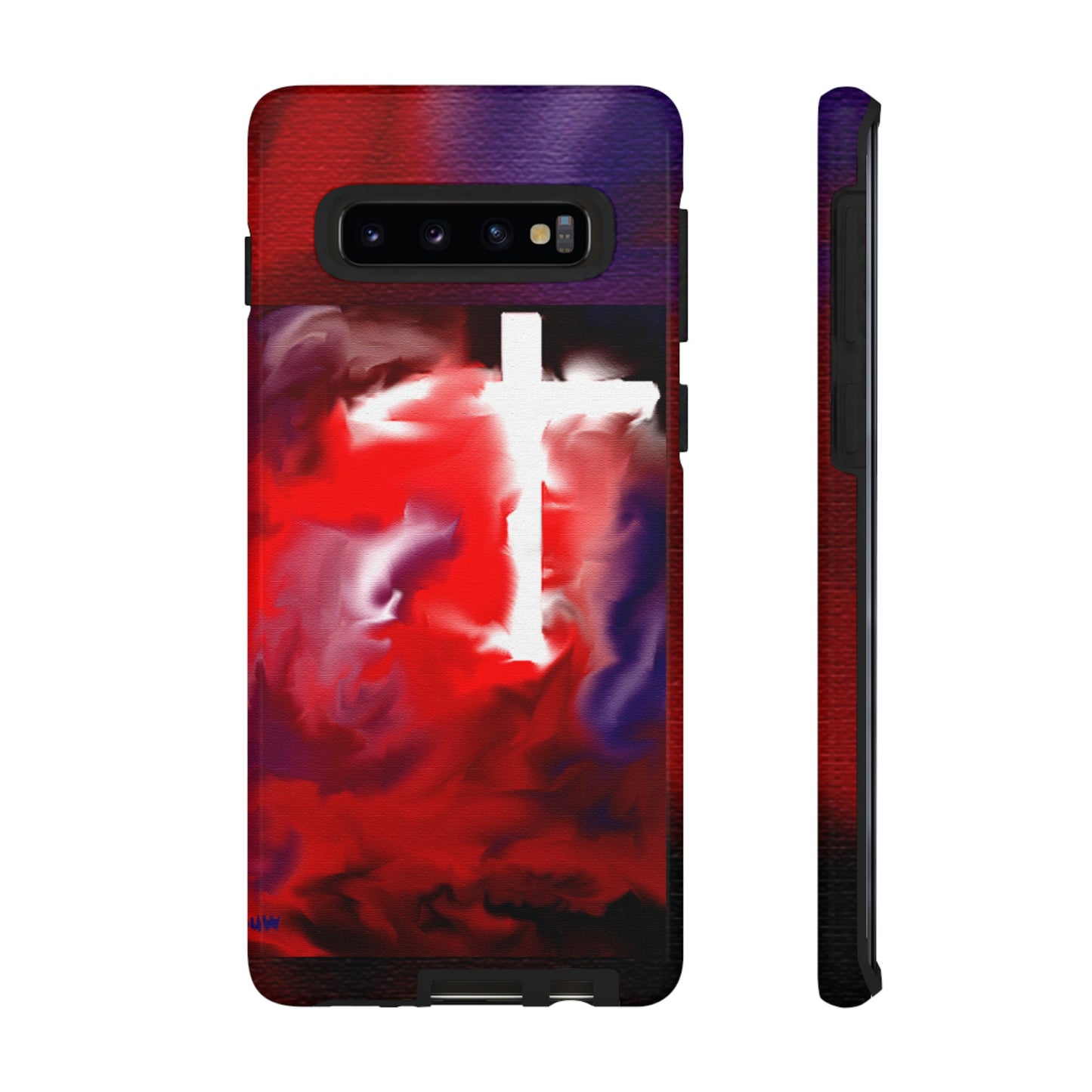 "Above The Light - Cross Art Protective Phone Case"