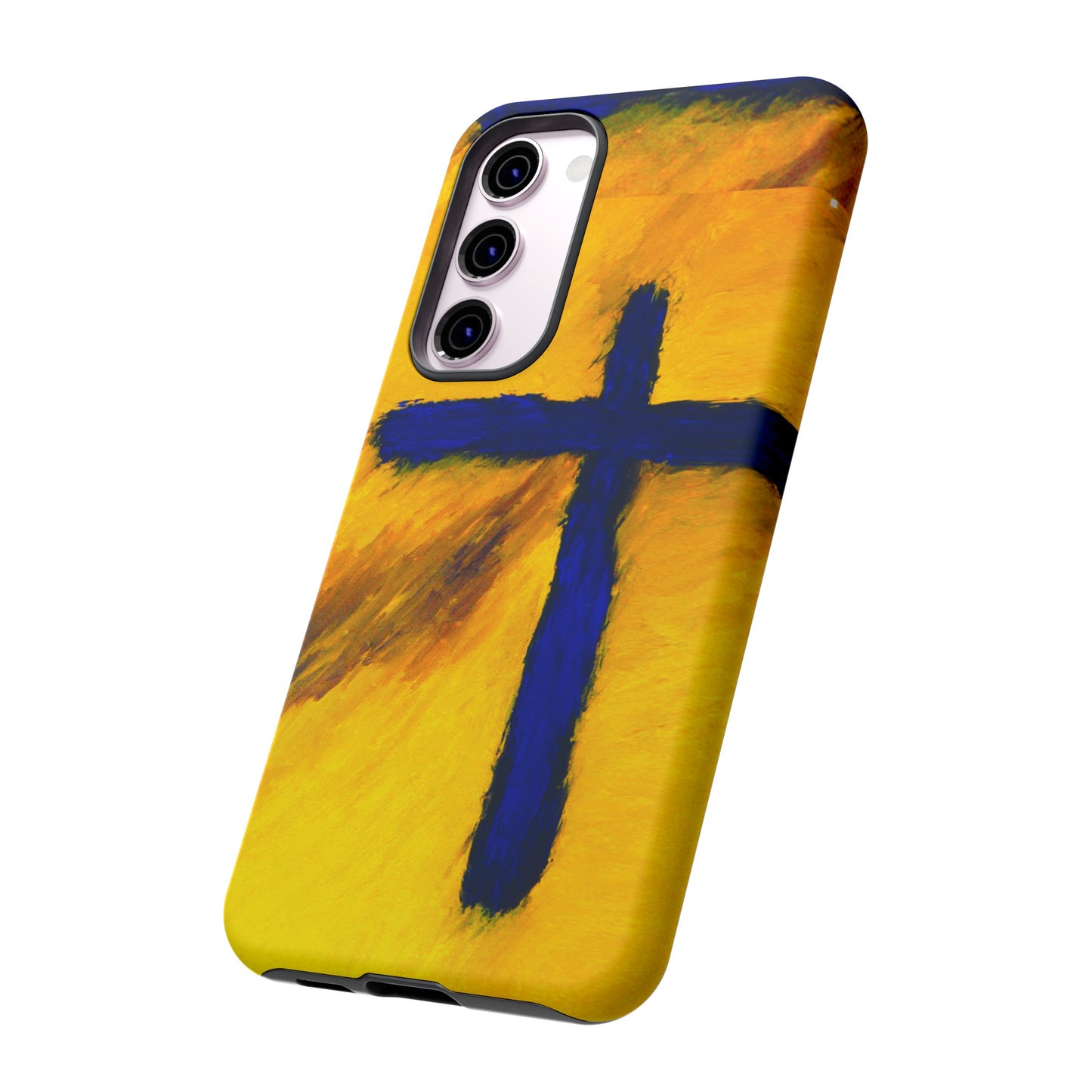 "Blue Falcon - Divine Cross Protective Phone Case"