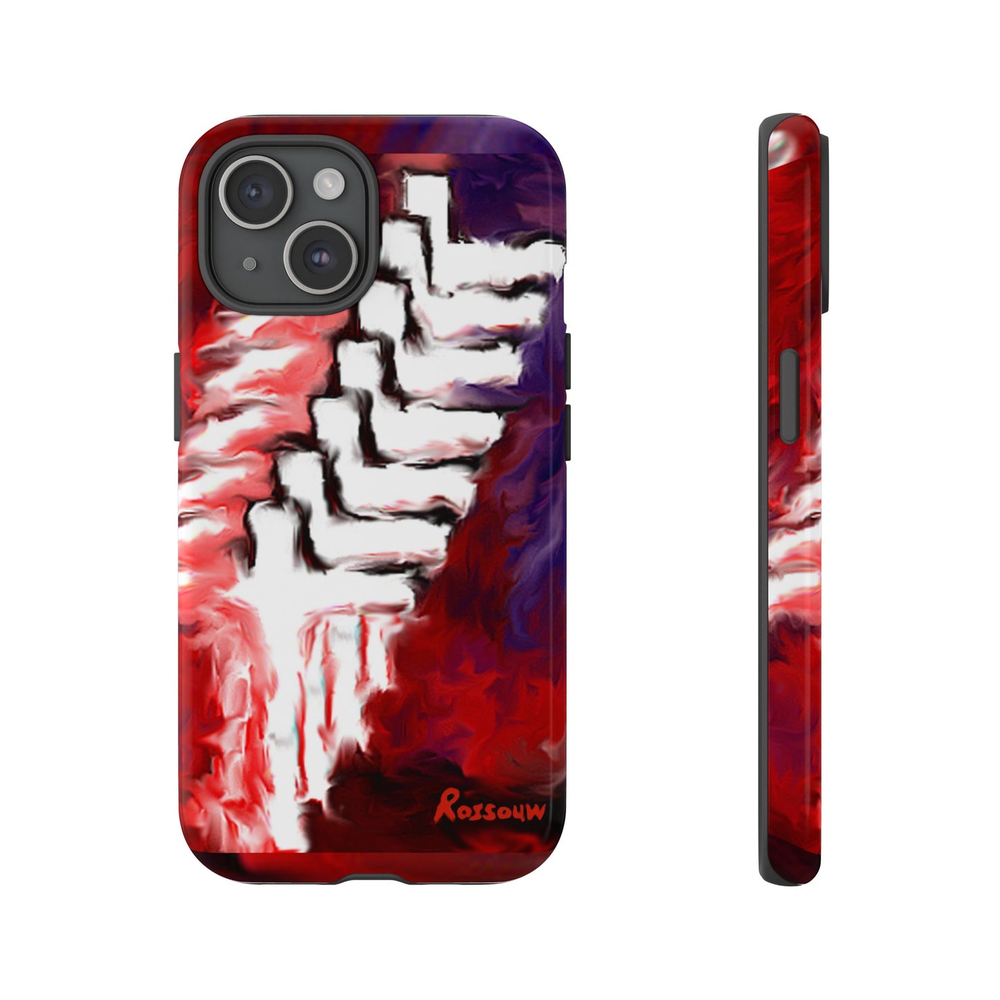 "Beyond The Shadows - Cross Phone Case With Dual Layer Protection"