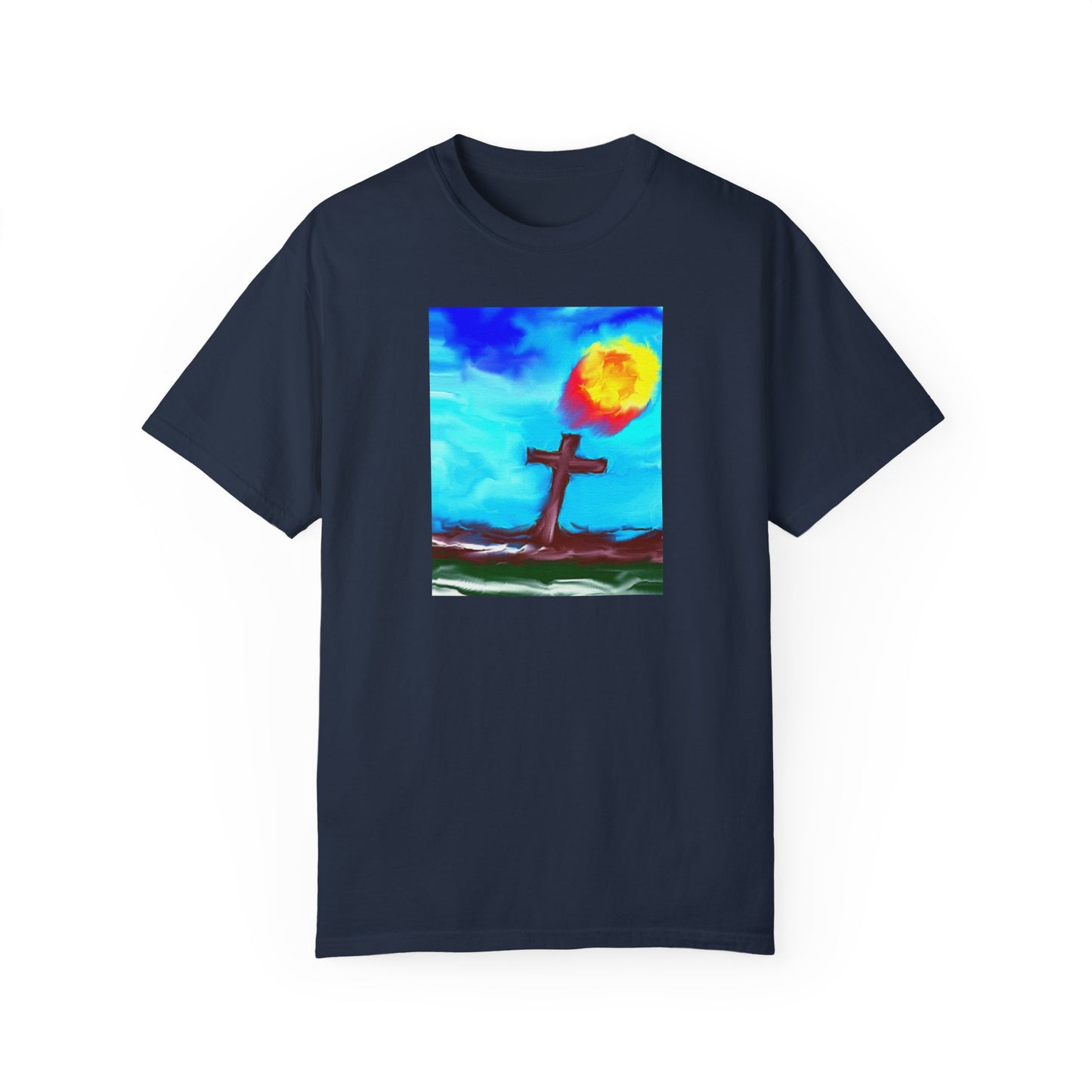 “Sunlight - Spiritual Art Unisex Dyed T-Shirt – Comfort Colors 1717"