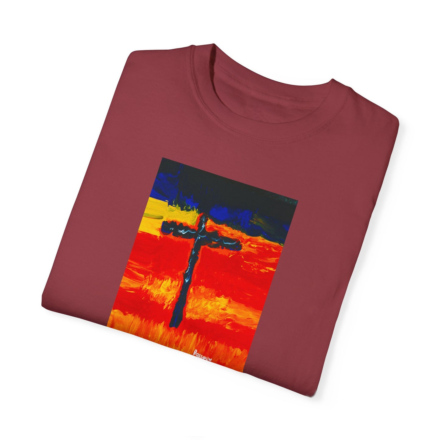 “Rainbow Warrior - Spiritual Art Unisex Dyed T-Shirt – Comfort Colors 1717"