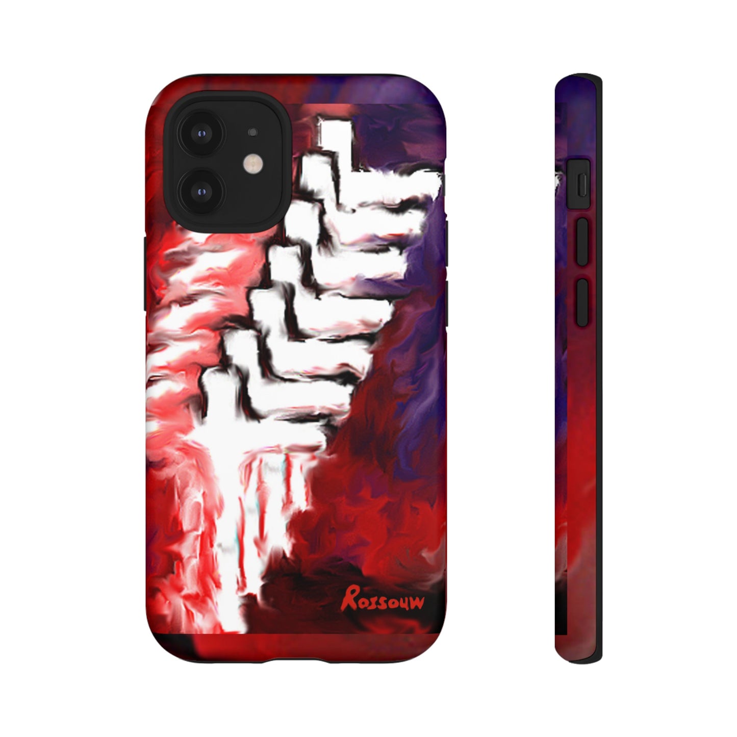 "Beyond The Shadows - Cross Phone Case With Dual Layer Protection"