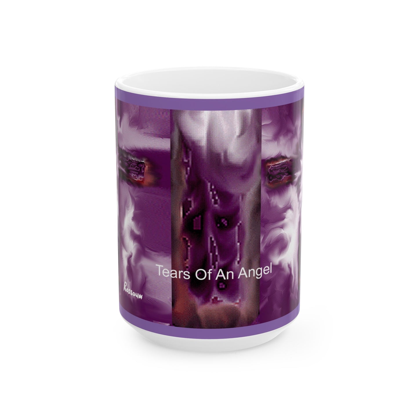 Tears Of An Angel - Inspirational Cross Art Ceramic Mugs – Start Your Day Right