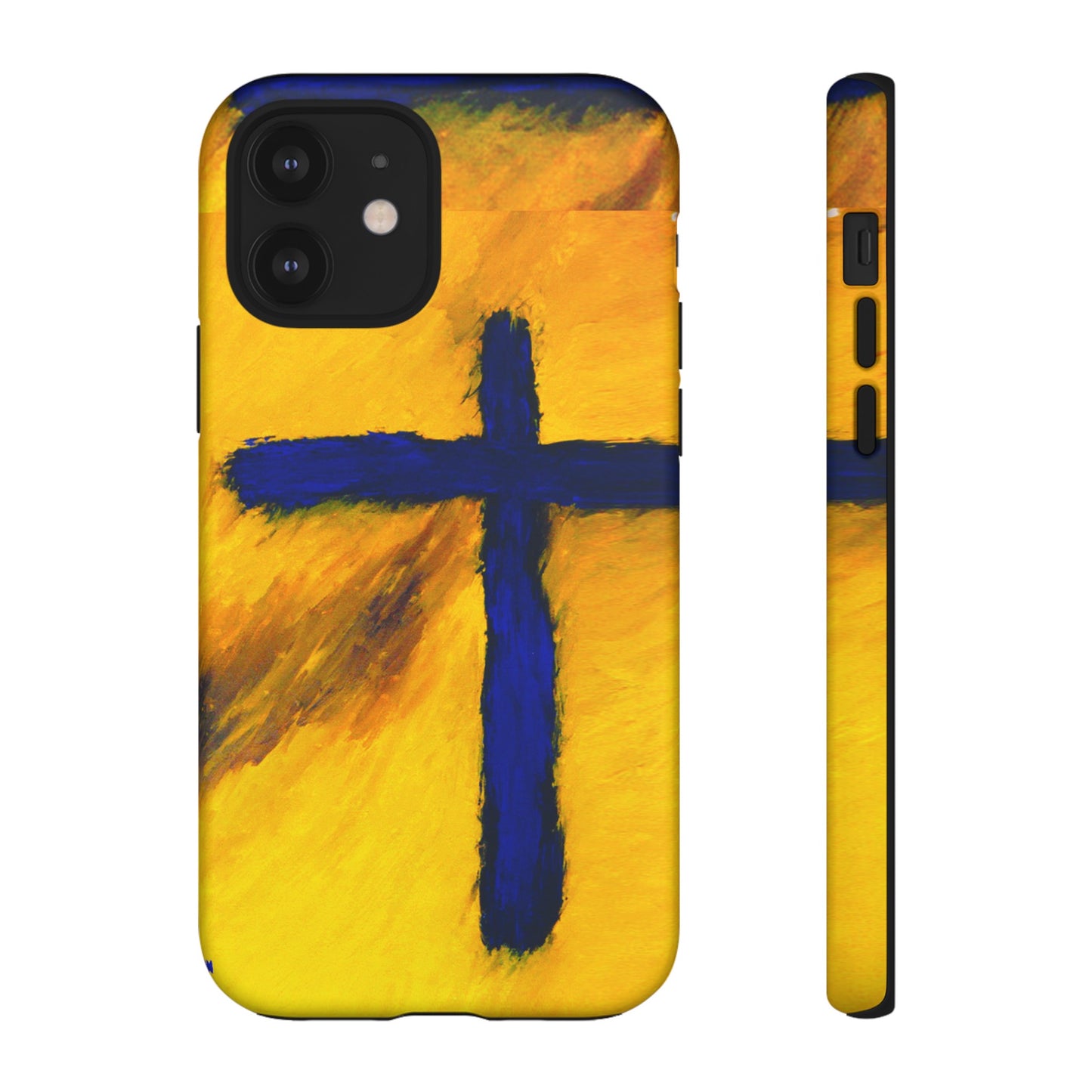 "Blue Falcon - Divine Cross Protective Phone Case"