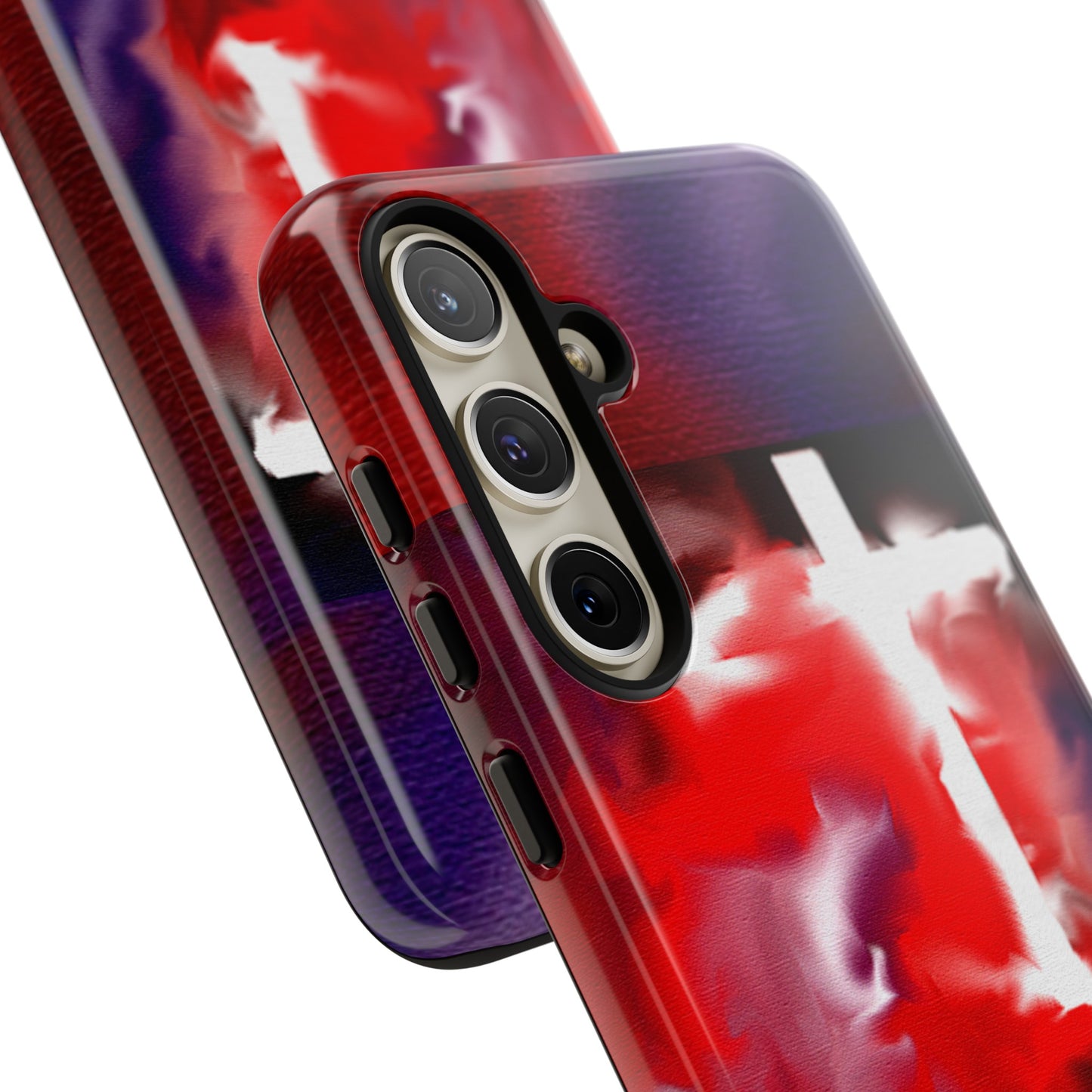 "Above The Light - Cross Art Protective Phone Case"